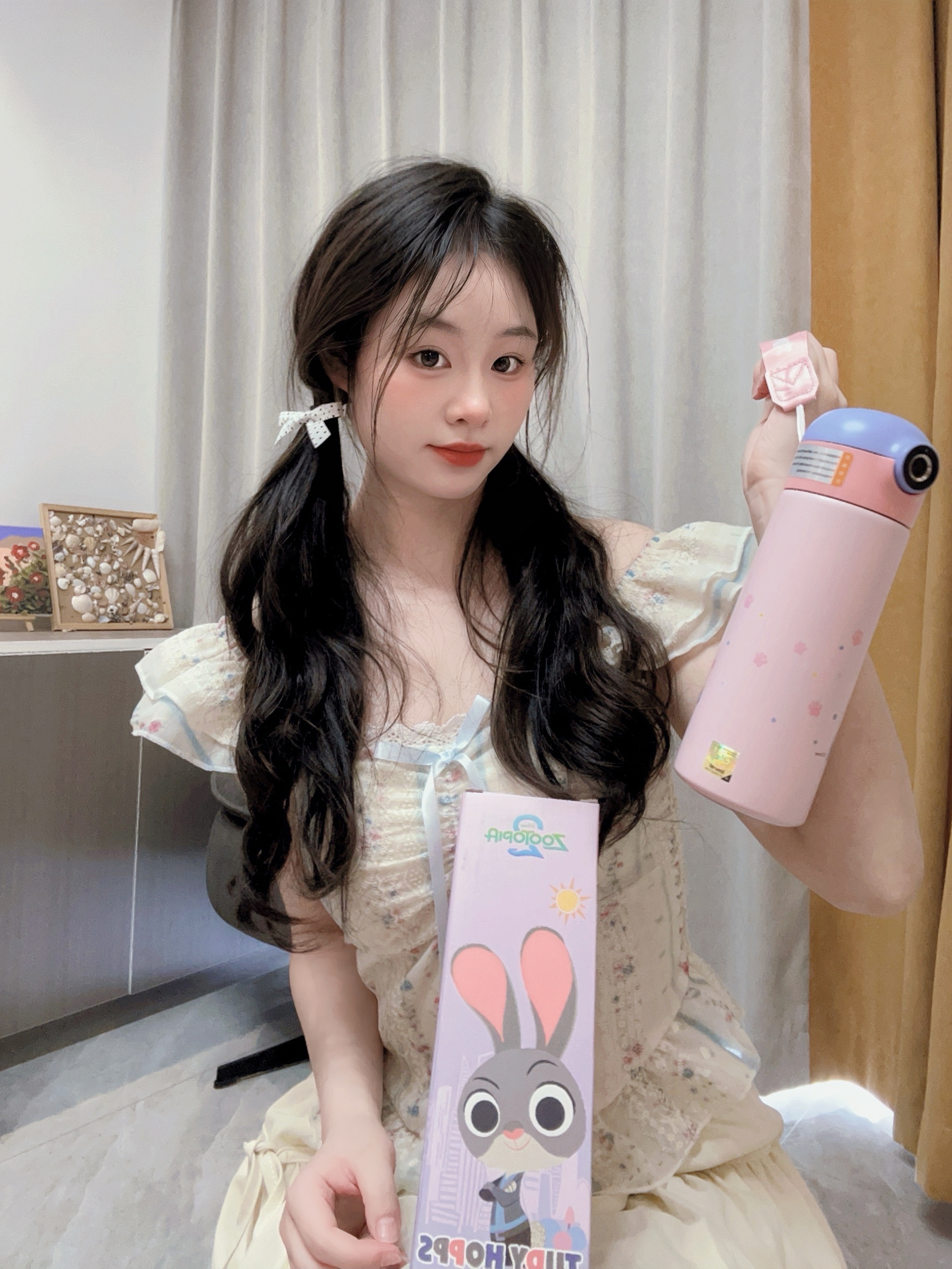 小巧朱迪保温杯|指纹识别开盖好安全