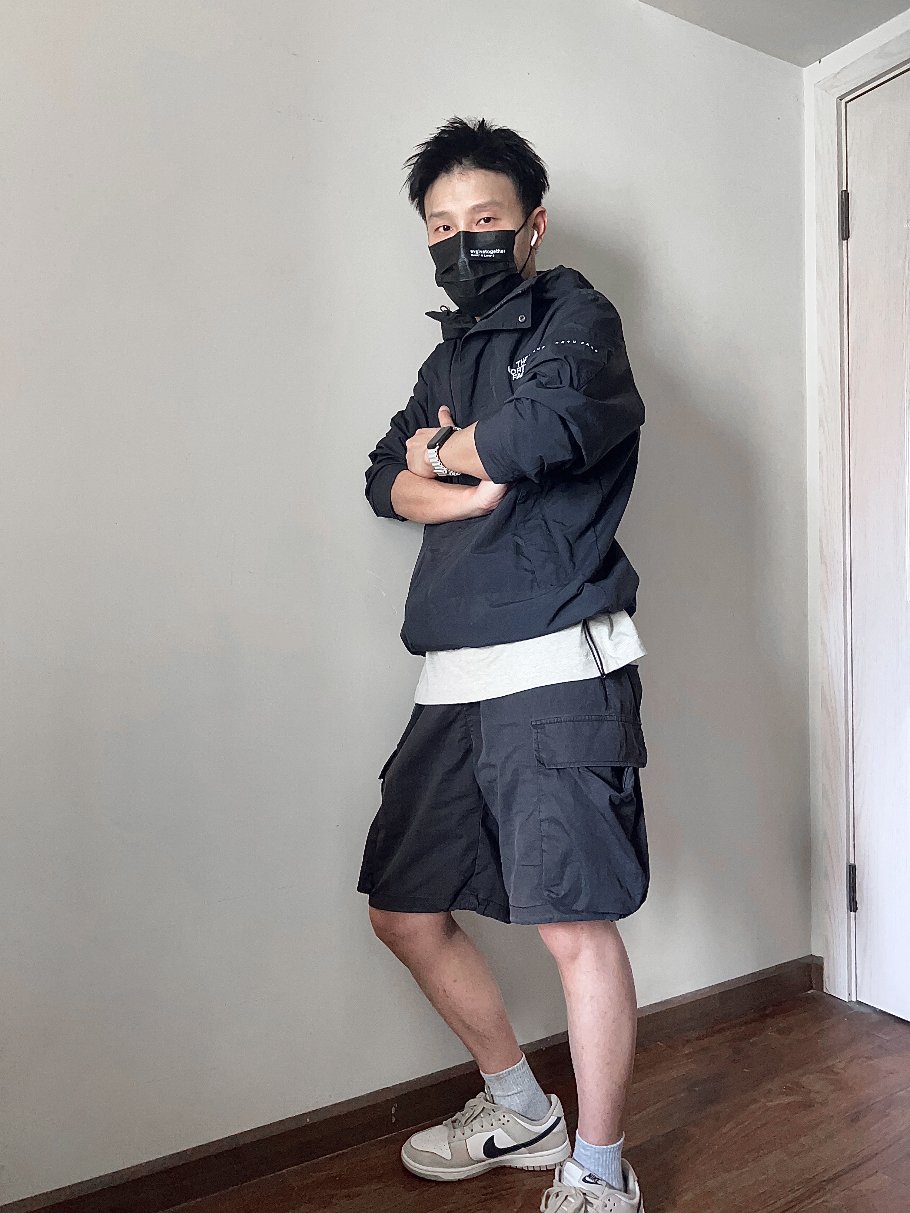 暗黑城市机能风日常穿搭