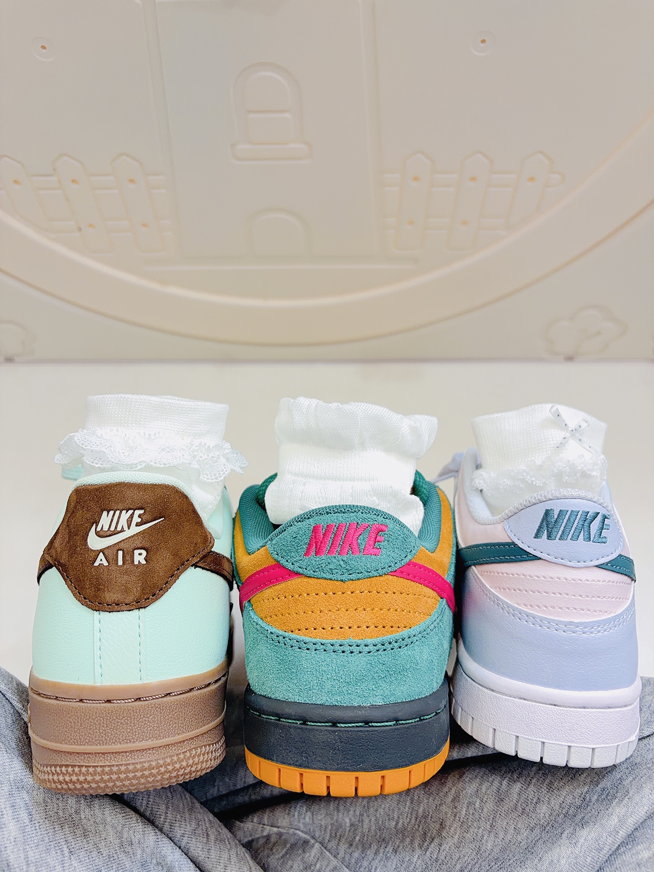 Nike 绿野蜜瓜🍈🍃搭小白袜好好看