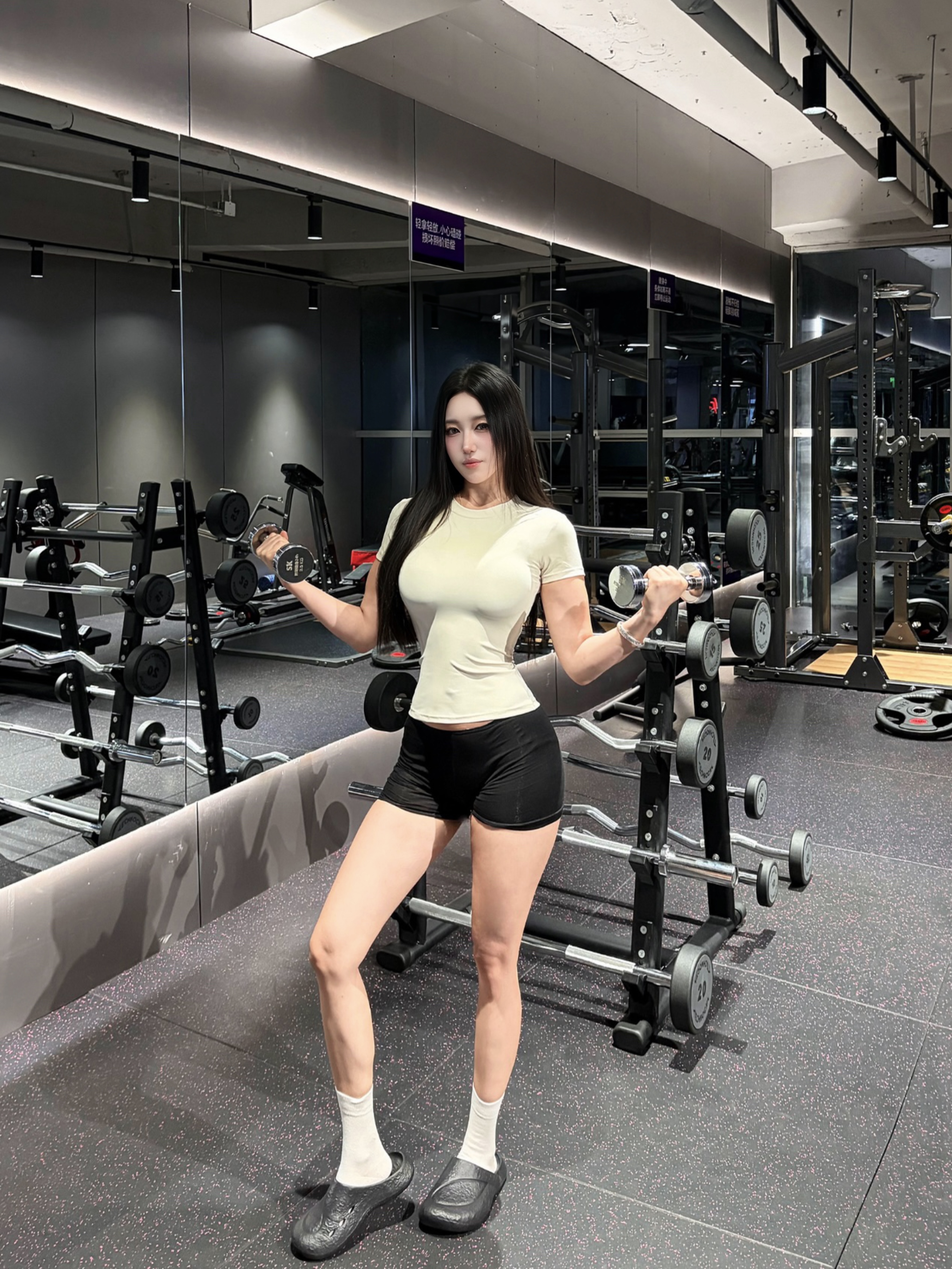 gym outfit🏋️还是最爱黑白配