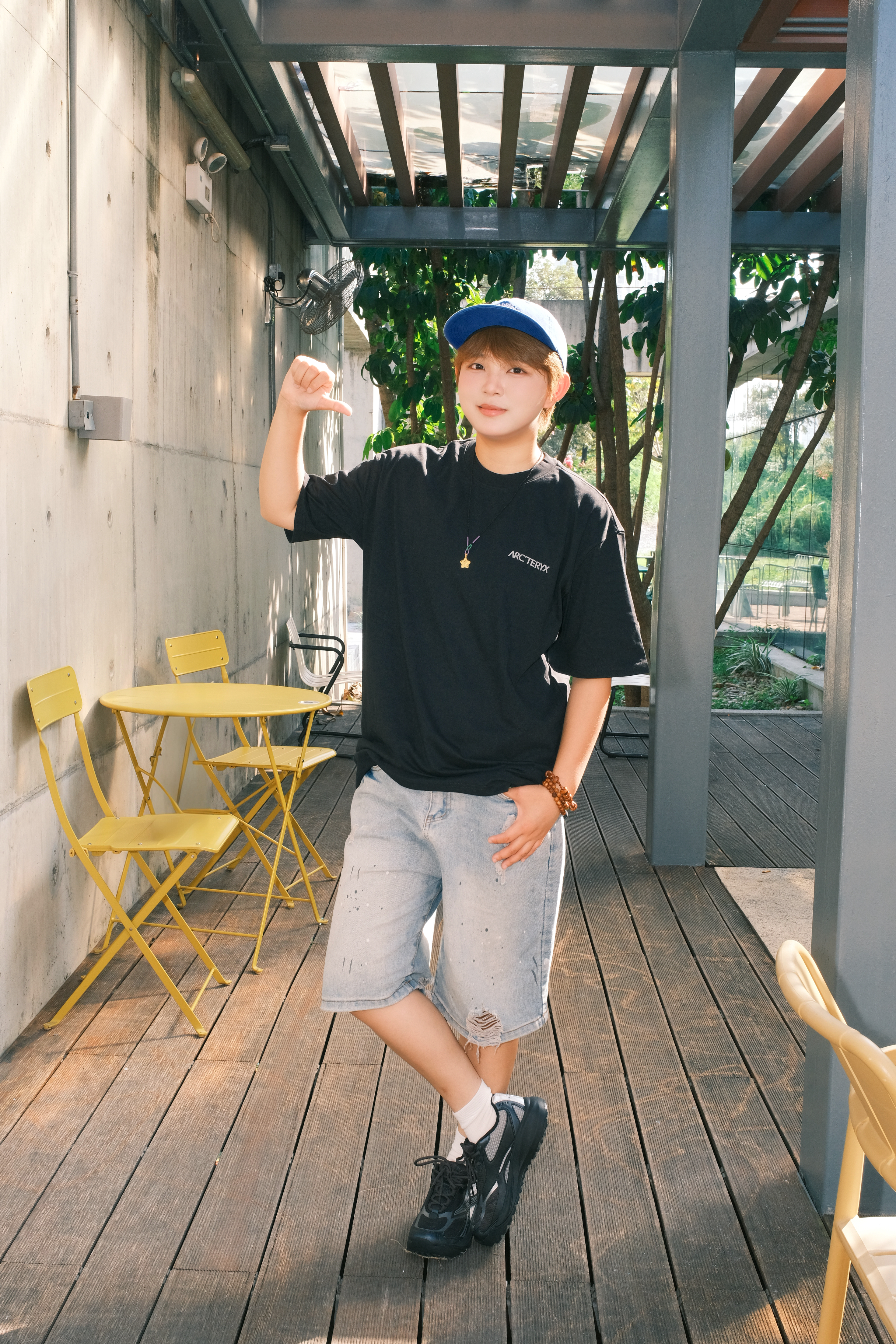 户外闲逛look｜简单也很有少年气场