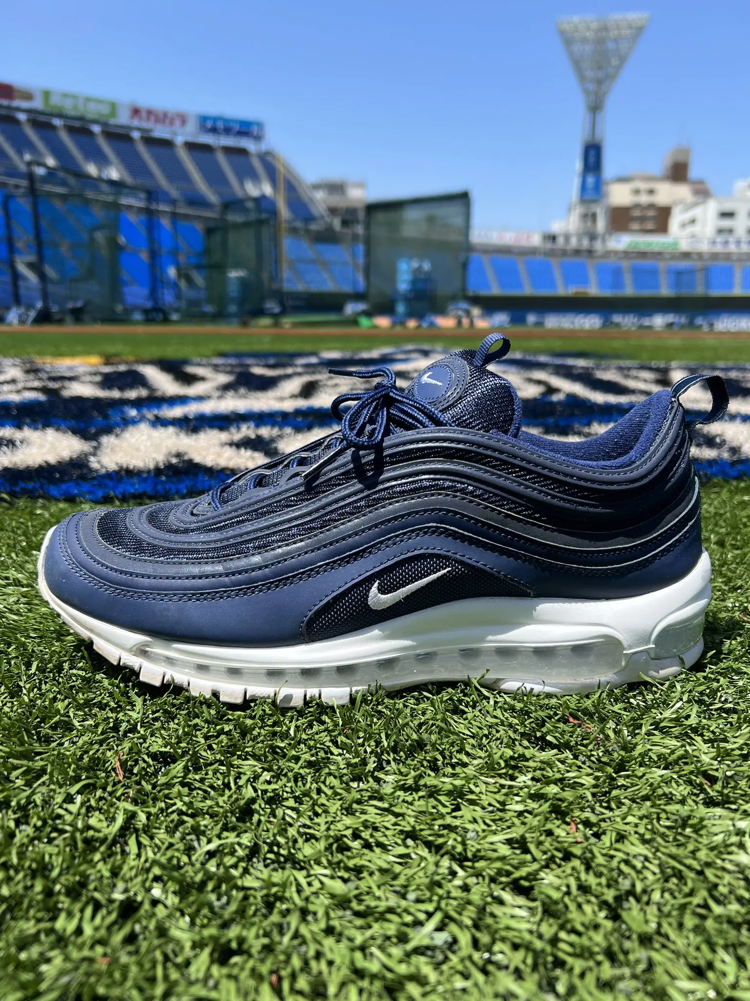 藏青蓝真的自带高级氛围感💙Nike Air Max 97 子弹头