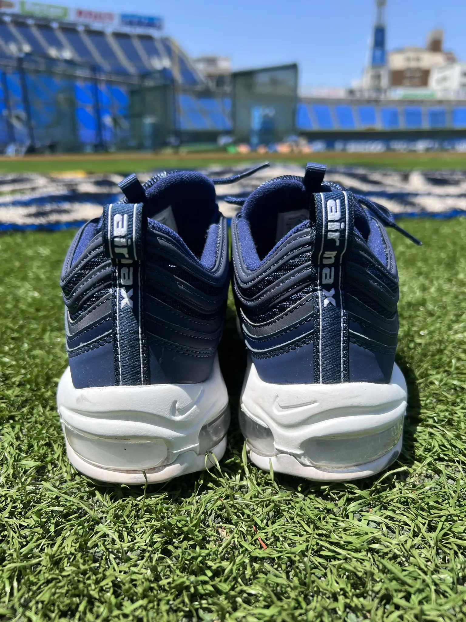 藏青蓝真的自带高级氛围感💙Nike Air Max 97 子弹头