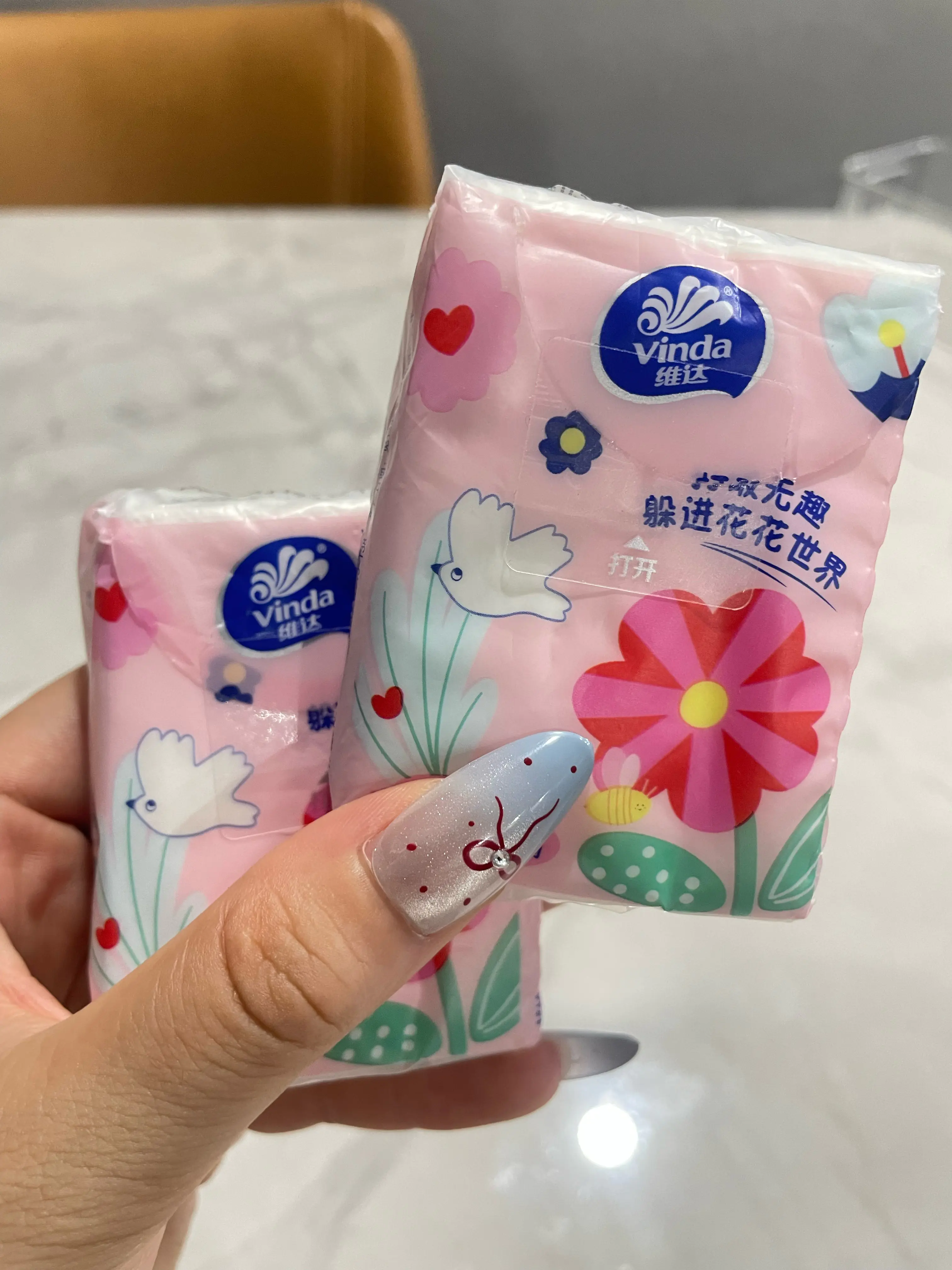 手帕纸还能这么可爱?维达你是懂女生的