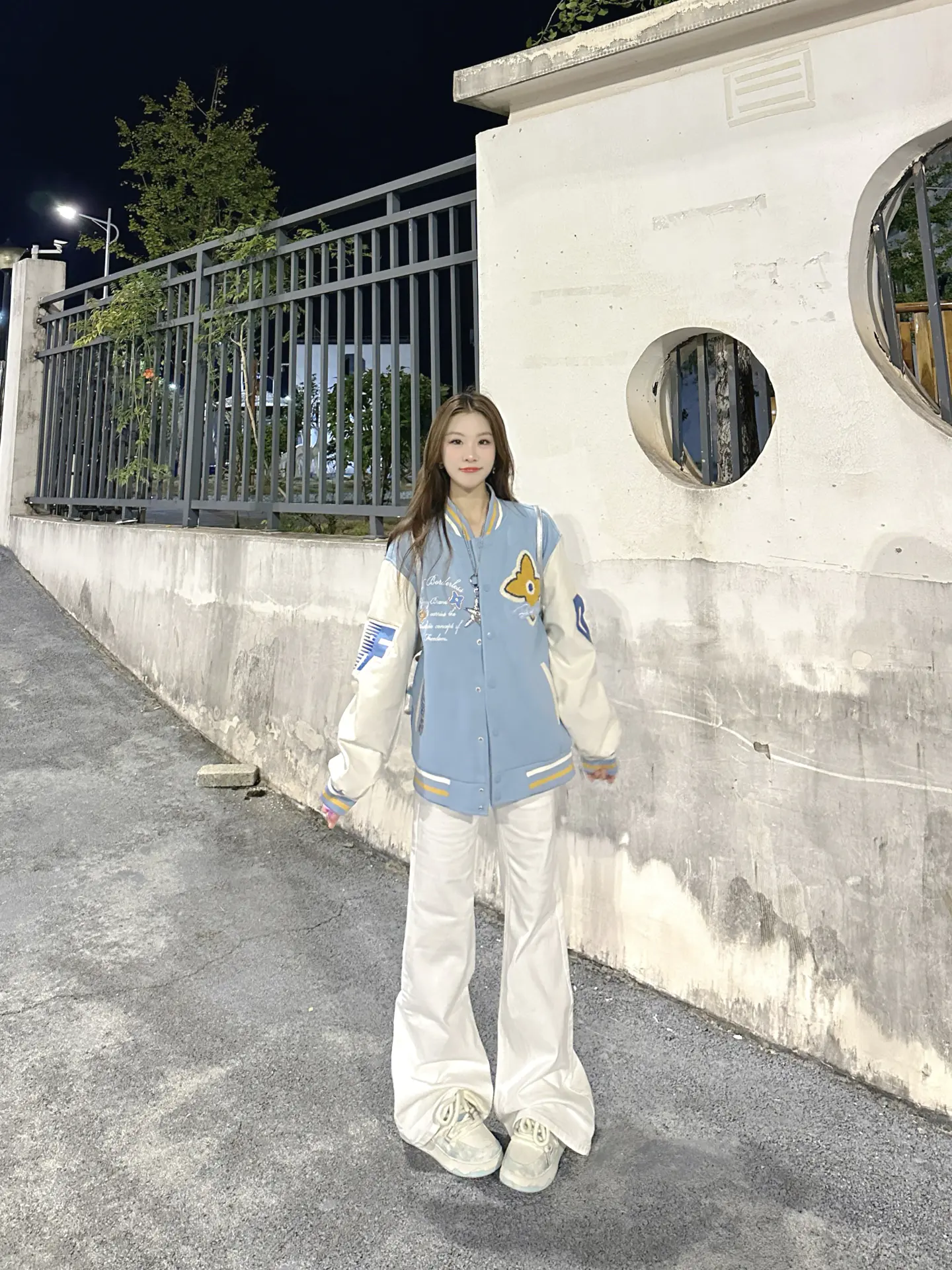 奶蓝棒球服美式活力少女上线!!
