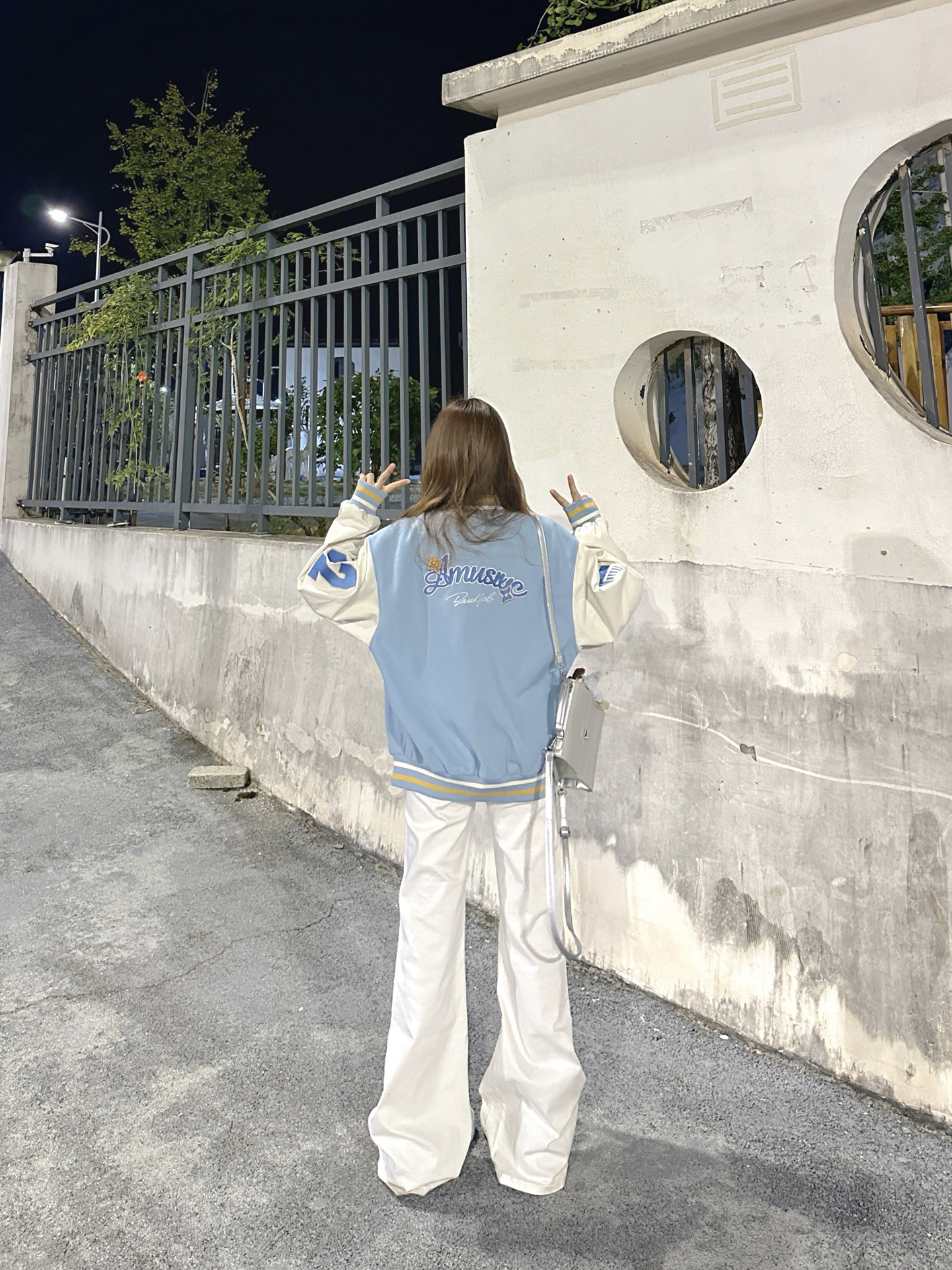 奶蓝棒球服美式活力少女上线!!