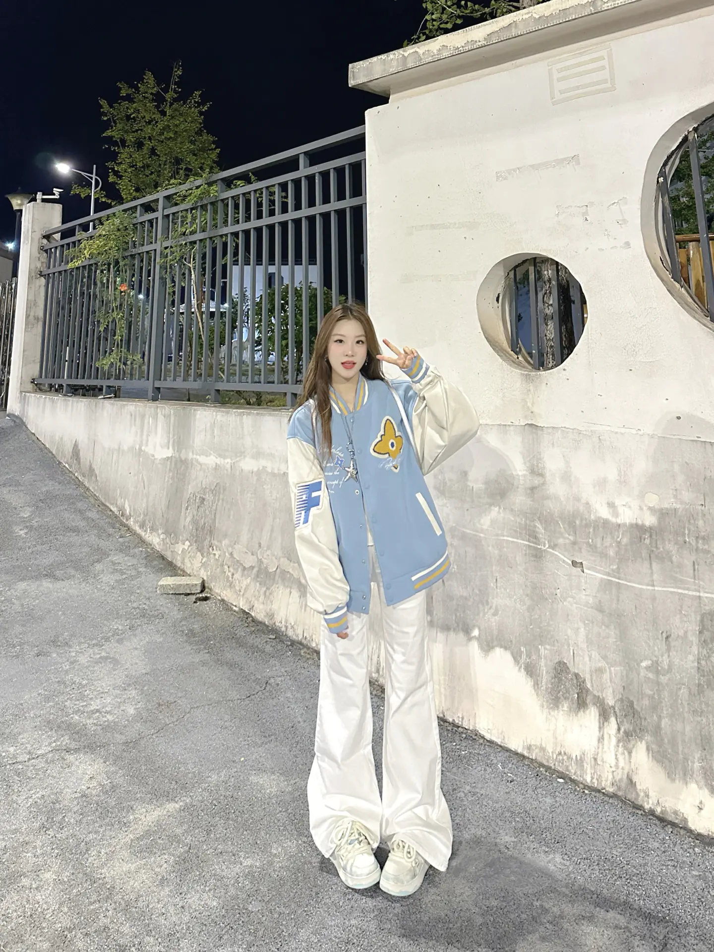 奶蓝棒球服美式活力少女上线!!