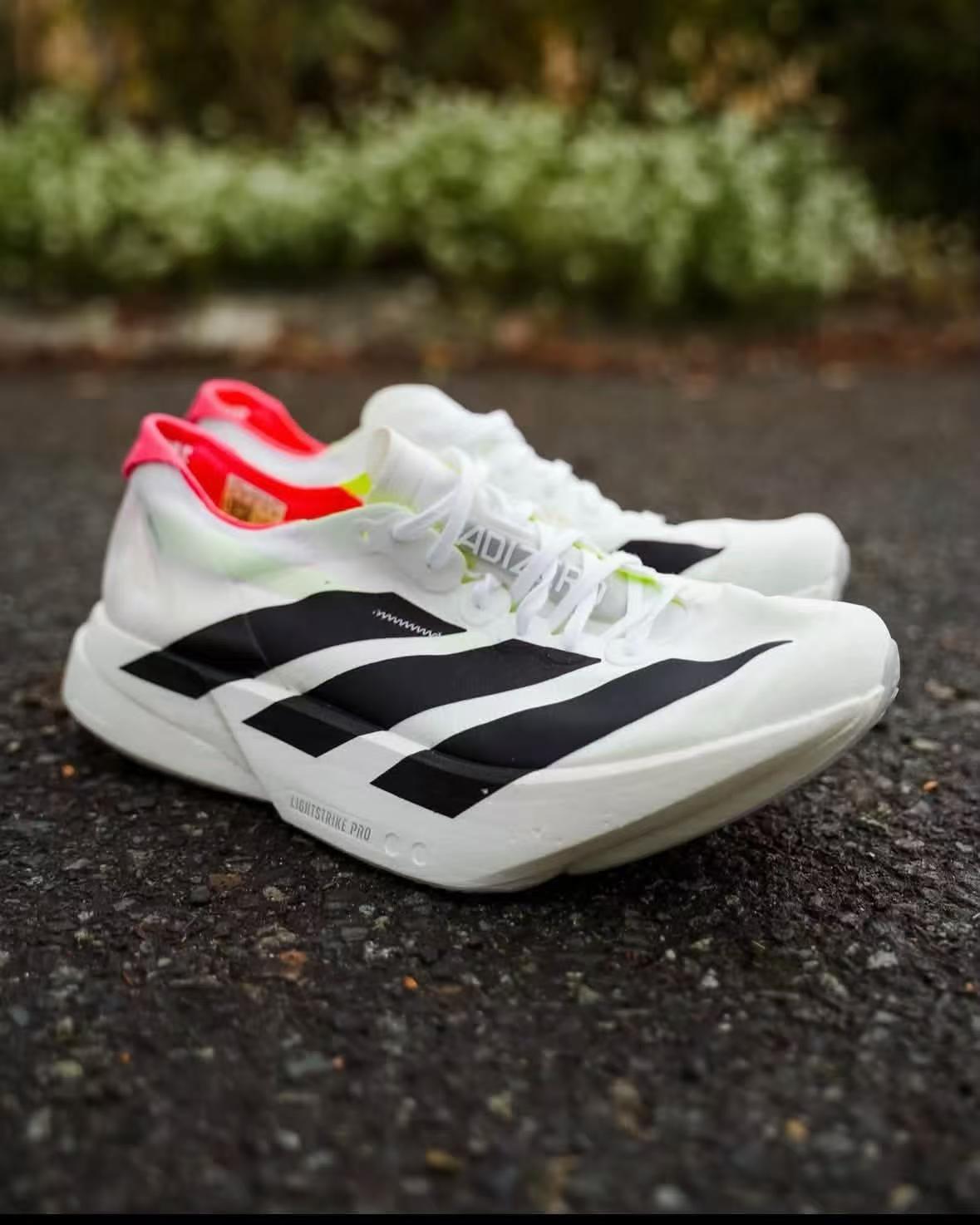 Adidas Adizero Adios Pro 白黑红 碳板竞速马拉松跑鞋