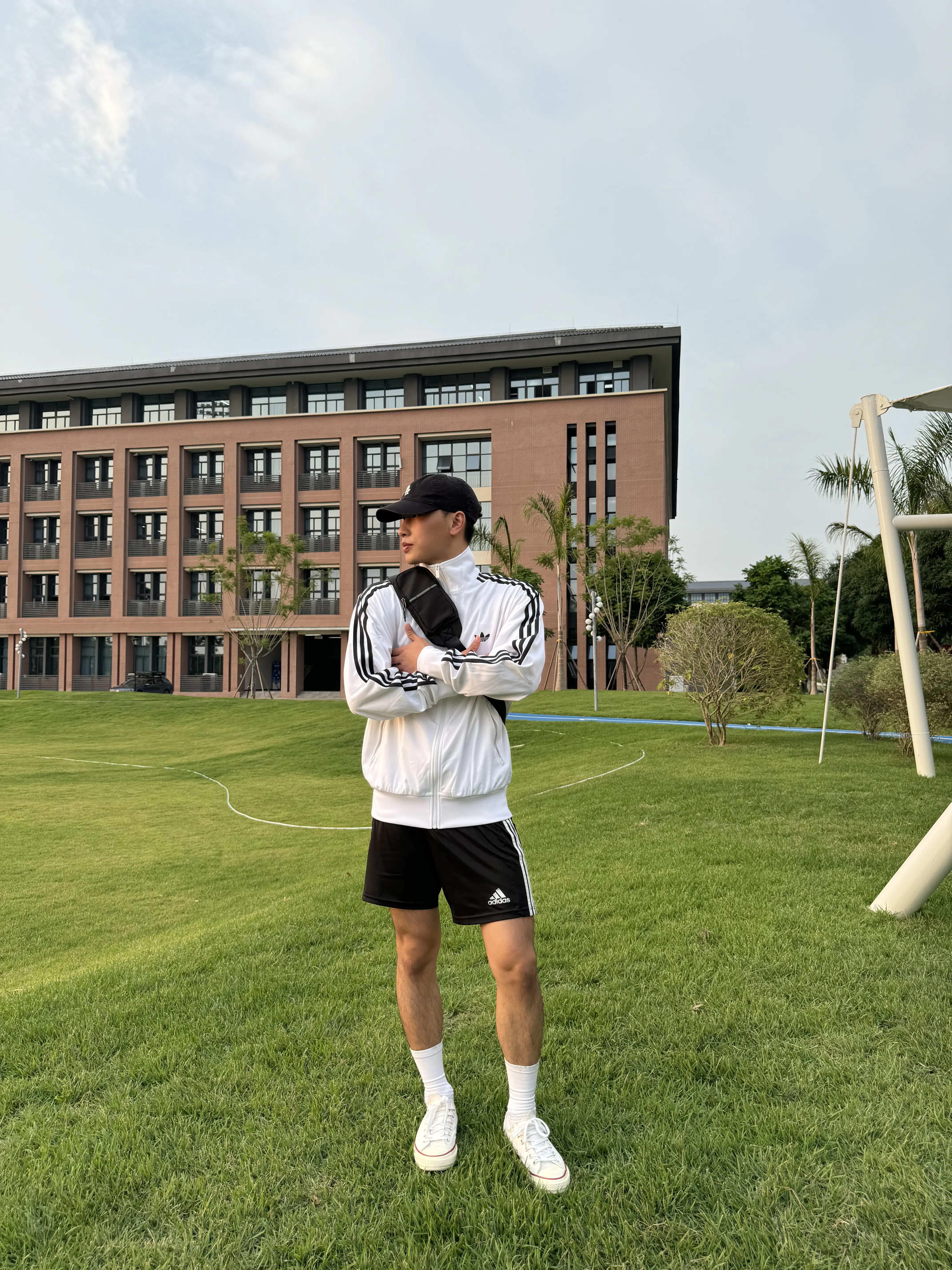 球场日常穿搭,舒服就完事