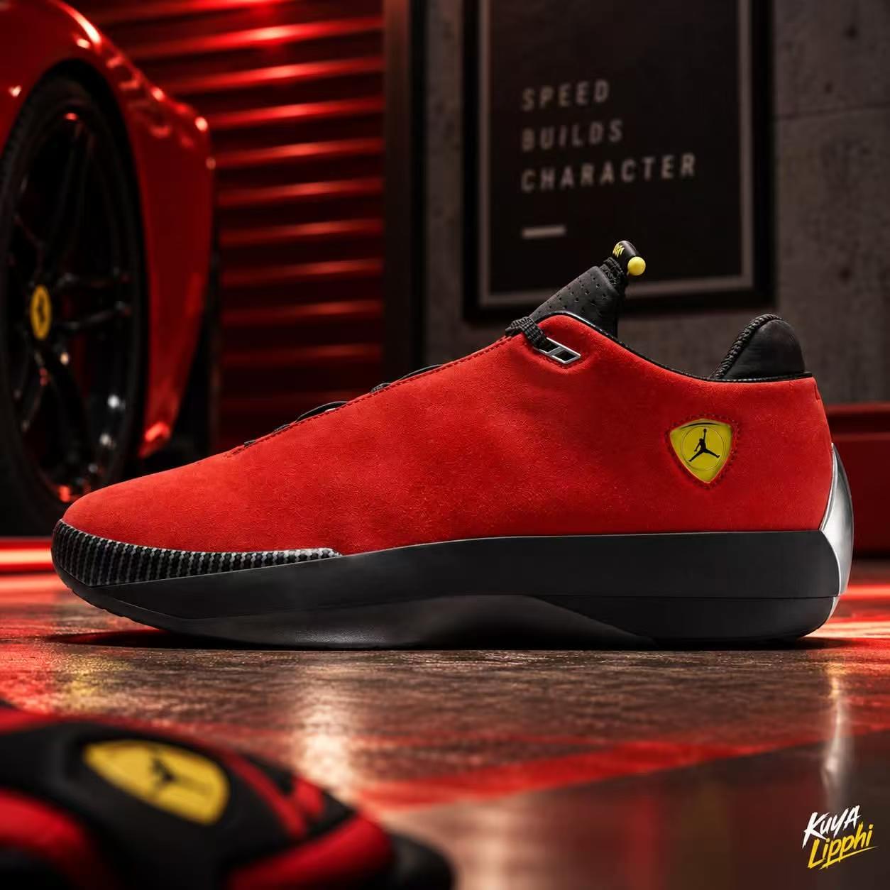 红鬃超跑🏎️Jordan法拉利联名球鞋太炸场