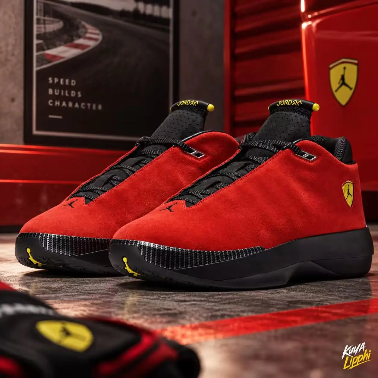红鬃超跑🏎️Jordan法拉利联名球鞋太炸场