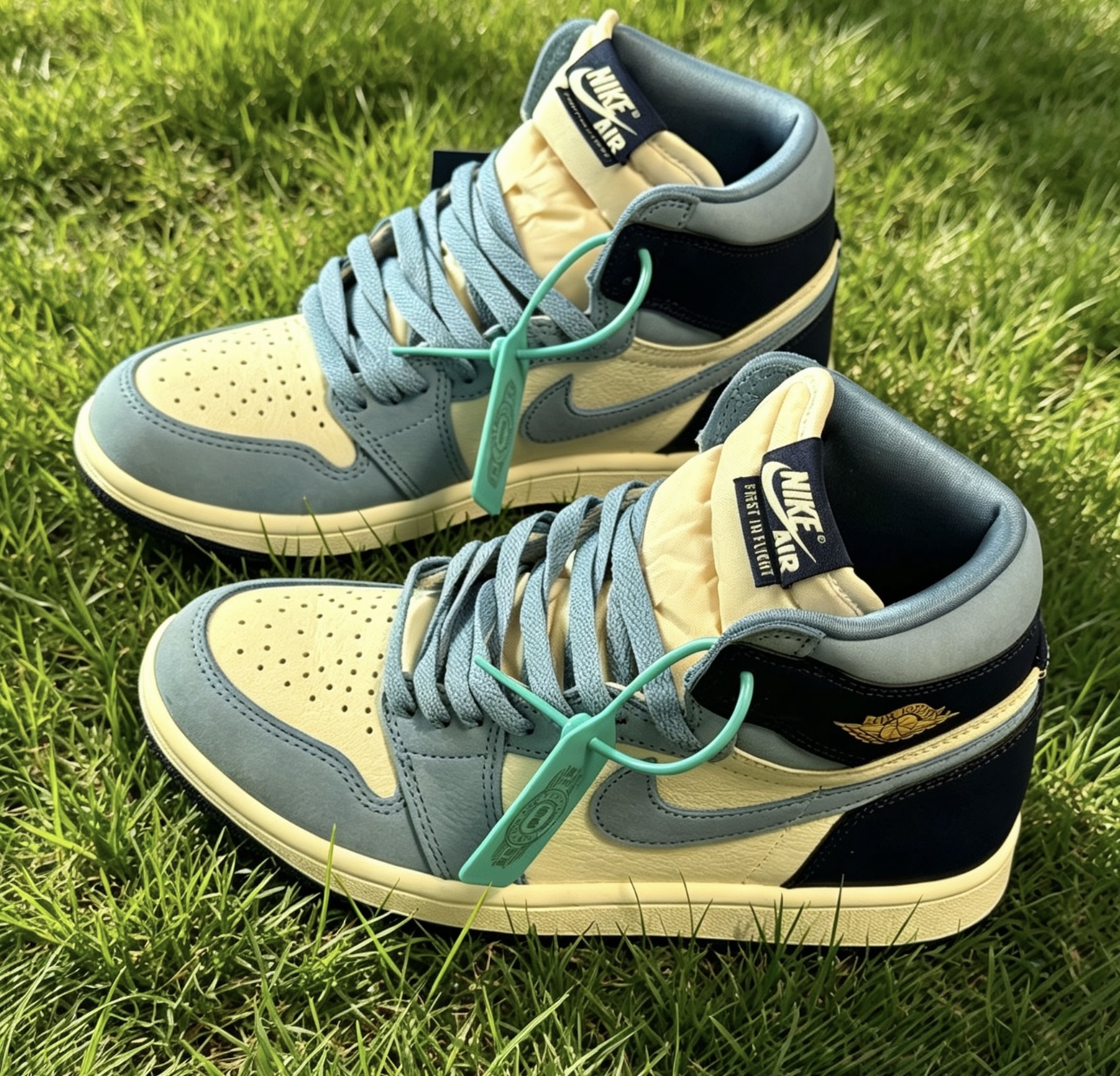北卡蓝AJ1｜清爽蓝白配色太戳人