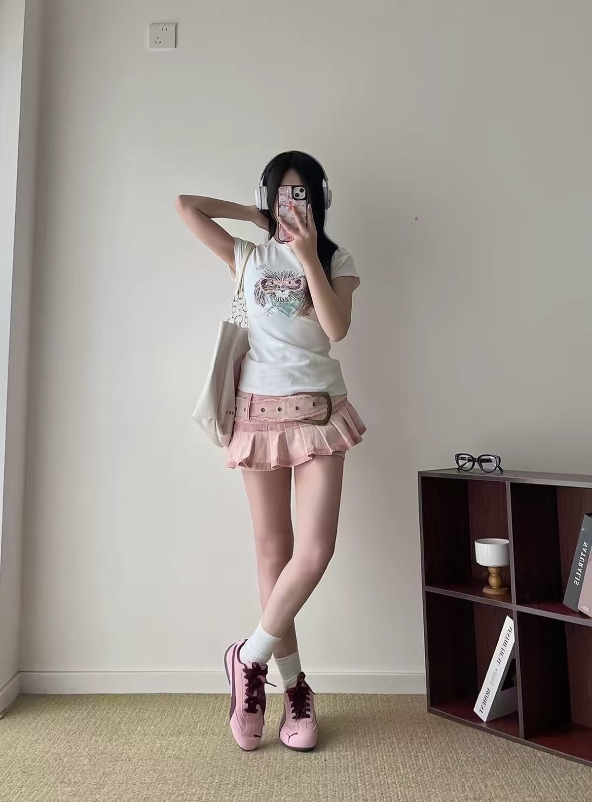 粉酒红暴击💗PUMA丝带蝴蝶结赛车鞋