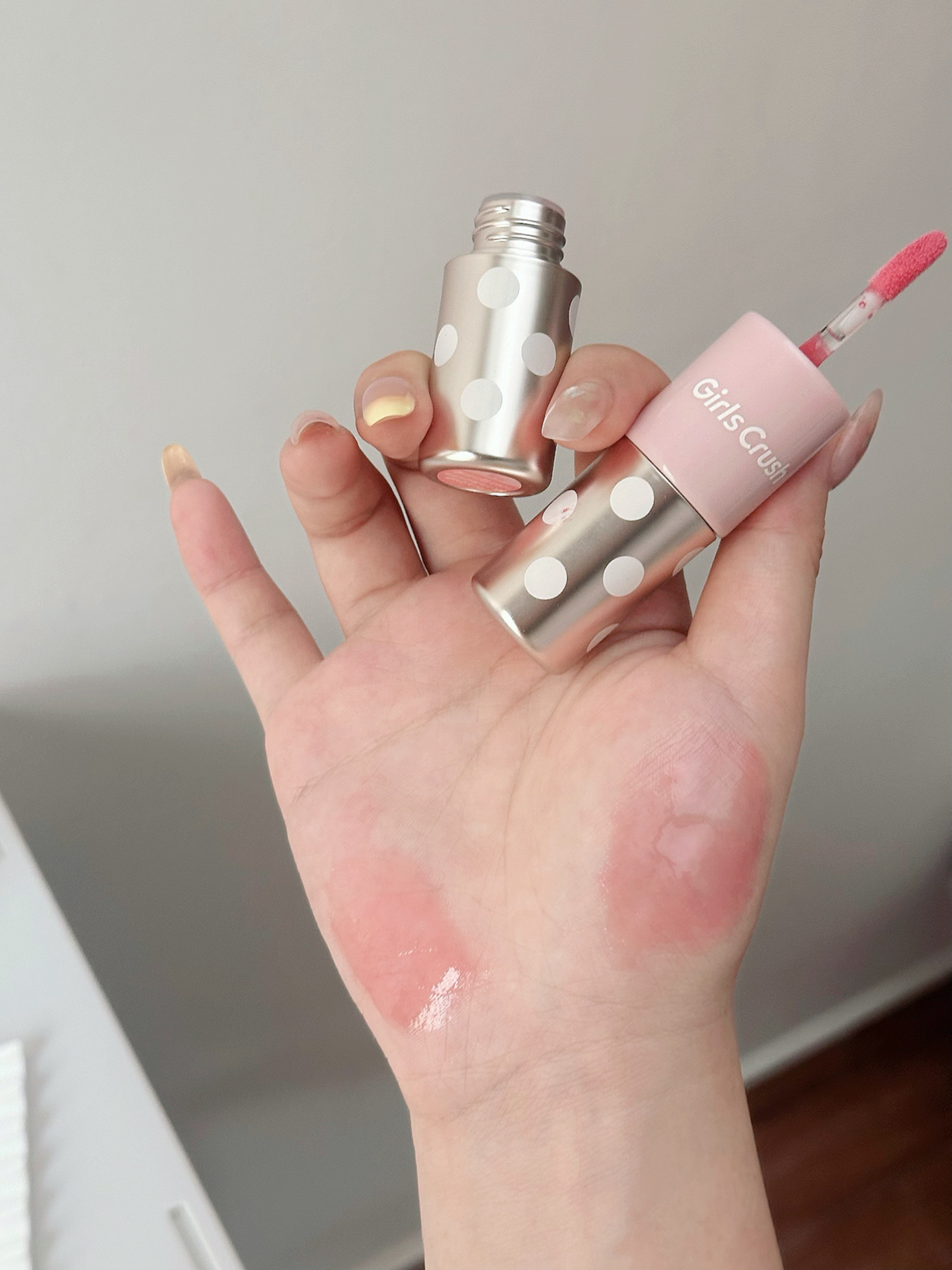 波点控无法拒绝的可爱唇釉🫧一头雾面一头水光