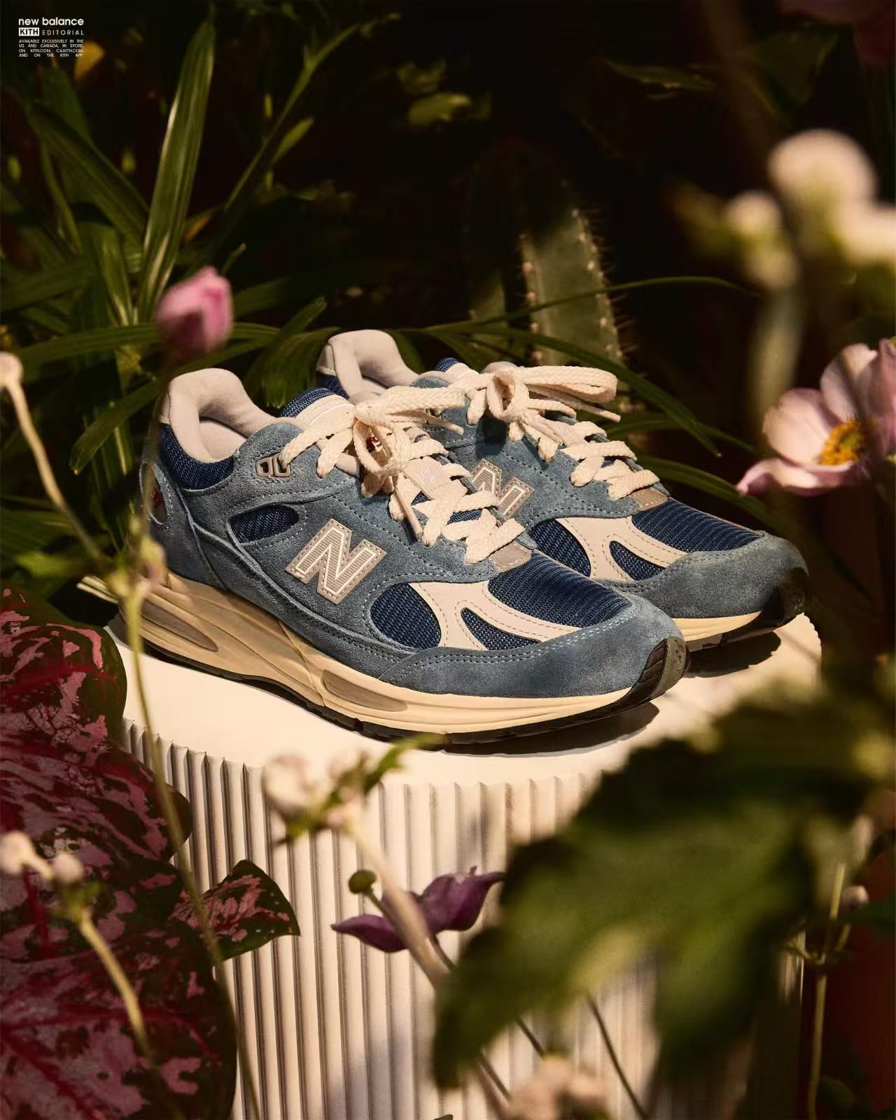 🔴🔵双配色|KITH×New Balance991v2复古感直接封神