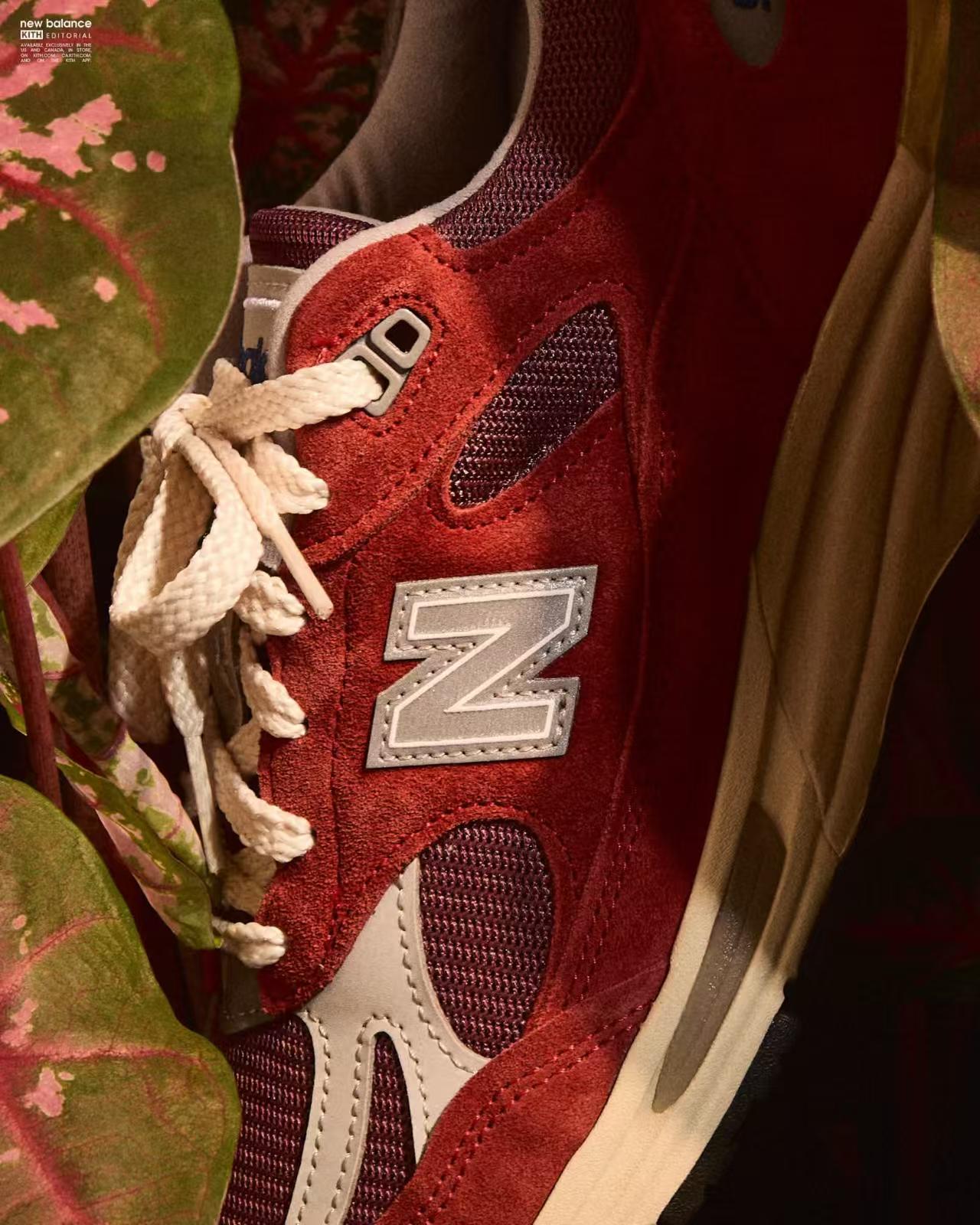 🔴🔵双配色|KITH×New Balance991v2复古感直接封神