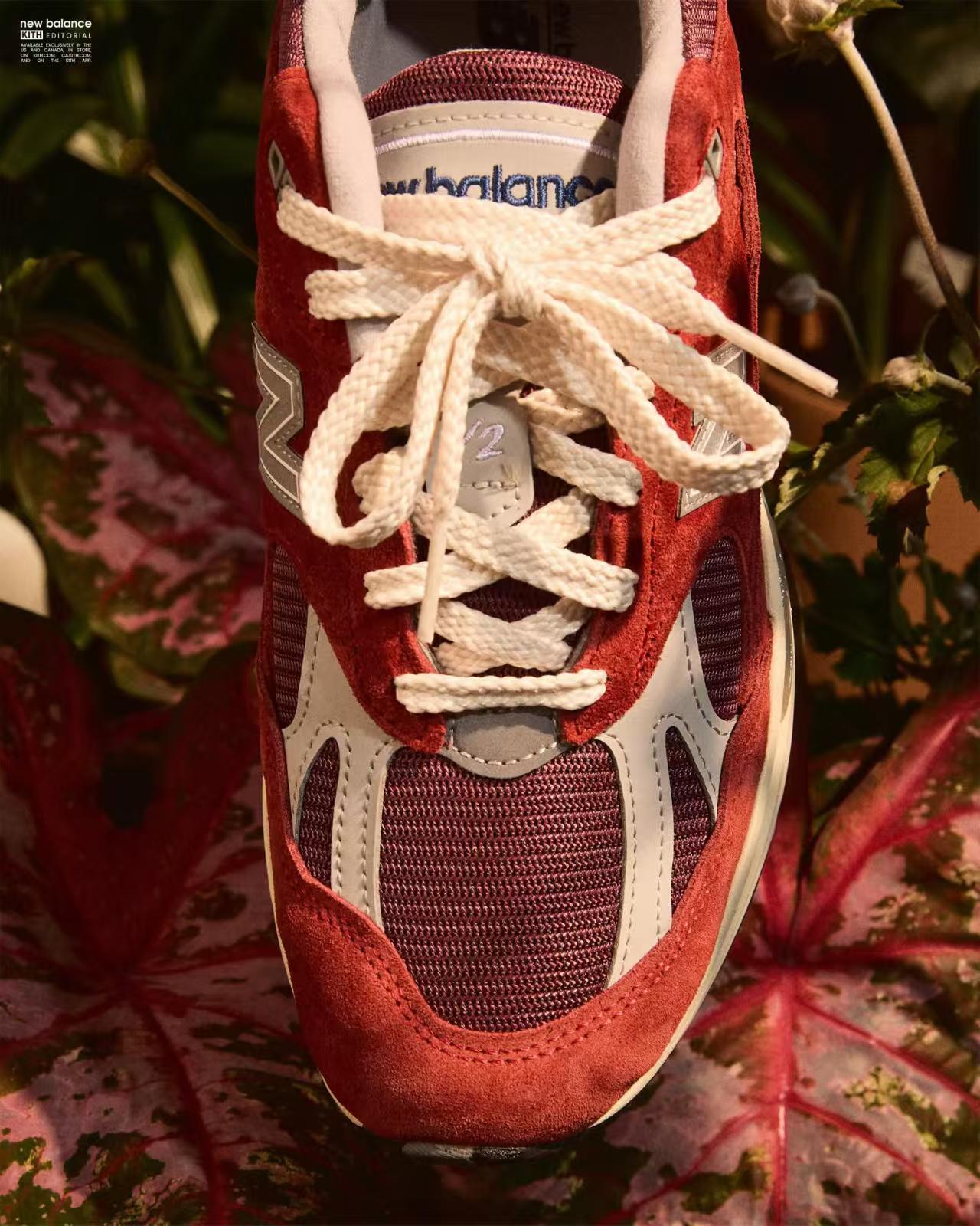 🔴🔵双配色|KITH×New Balance991v2复古感直接封神