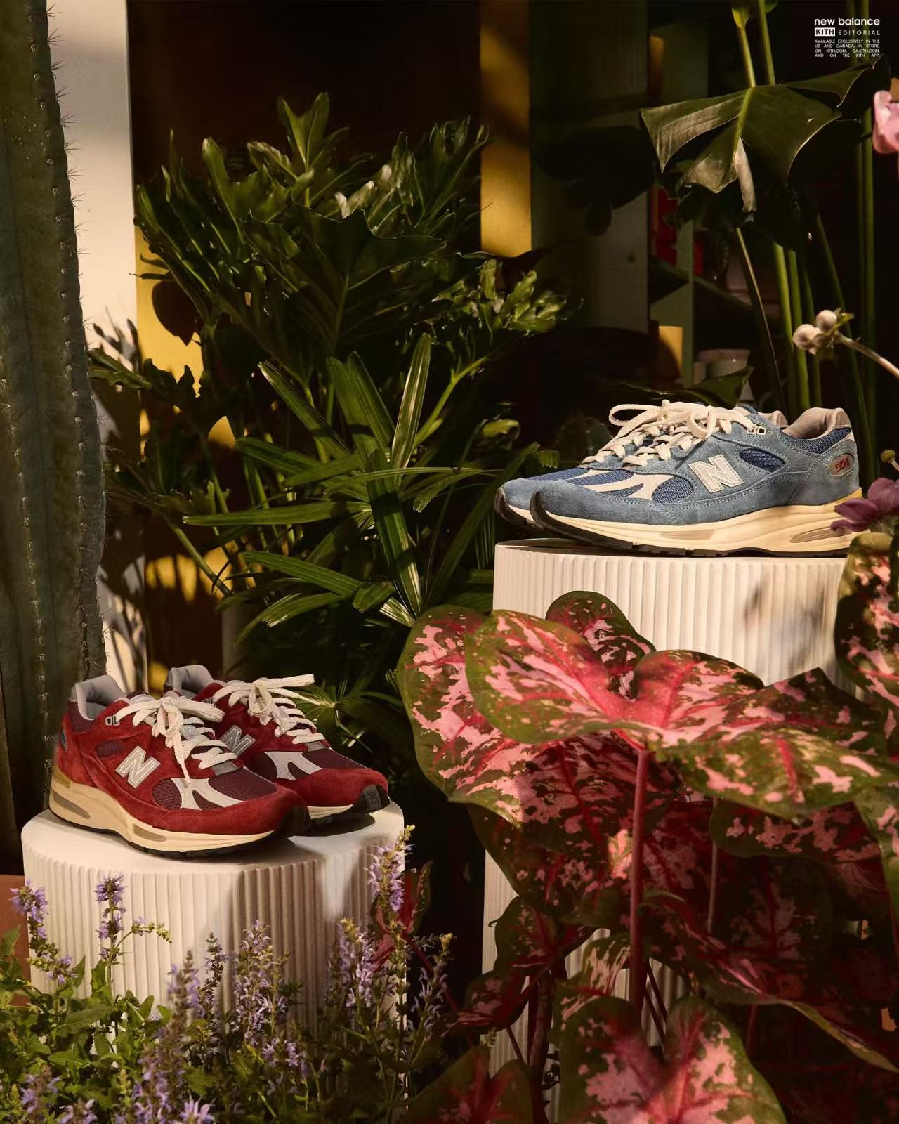 🔴🔵双配色|KITH×New Balance991v2复古感直接封神