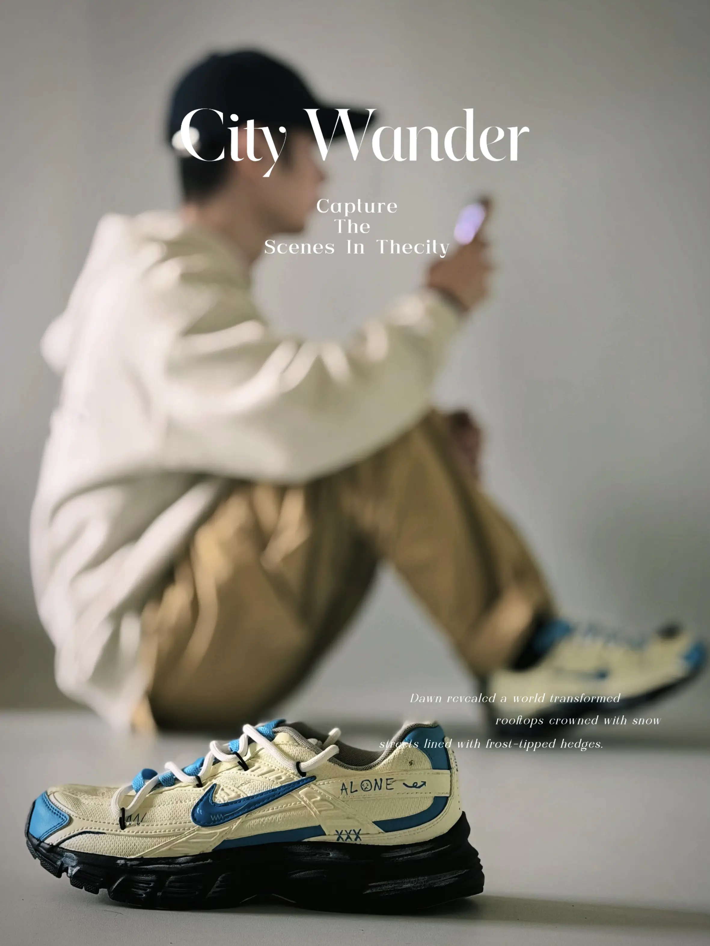 175/58kg|清瘦男生怎么选跑鞋❓City Wander复古款,显高不显脚大