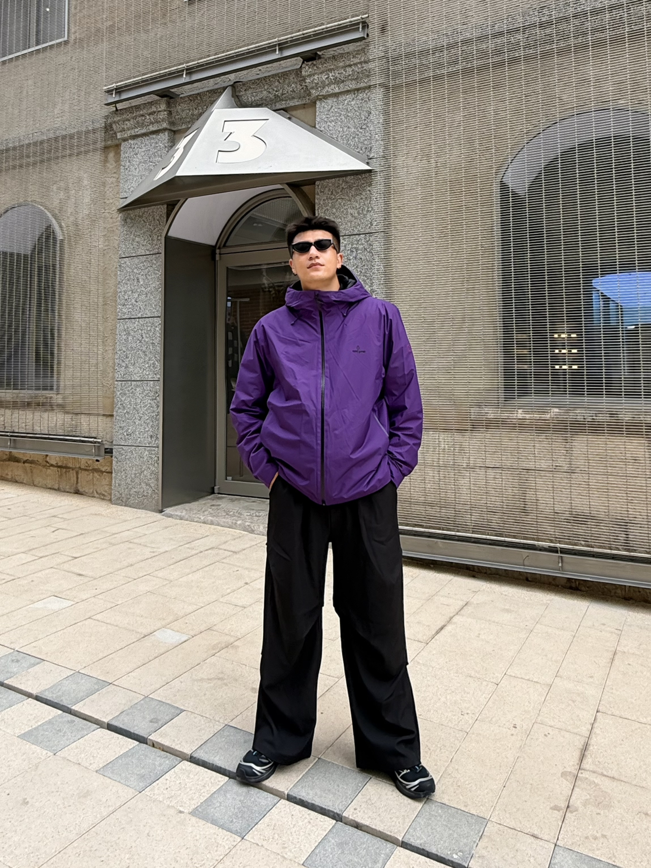 城市户外通勤 | 比音紫羽绒➕Salomon黑银，松弛又保暖