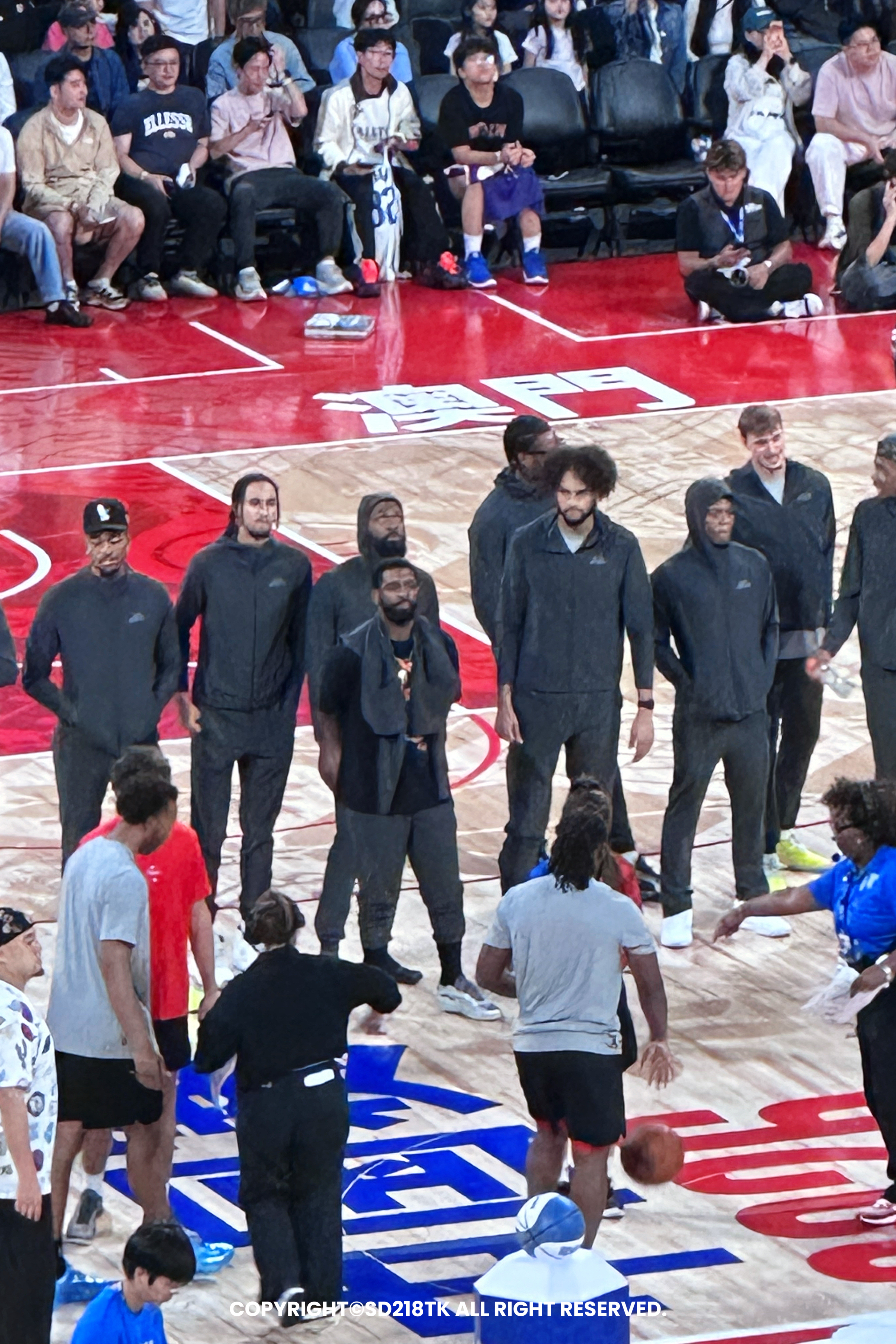 NBA澳门中国赛|近距离见到状元弗拉格了!