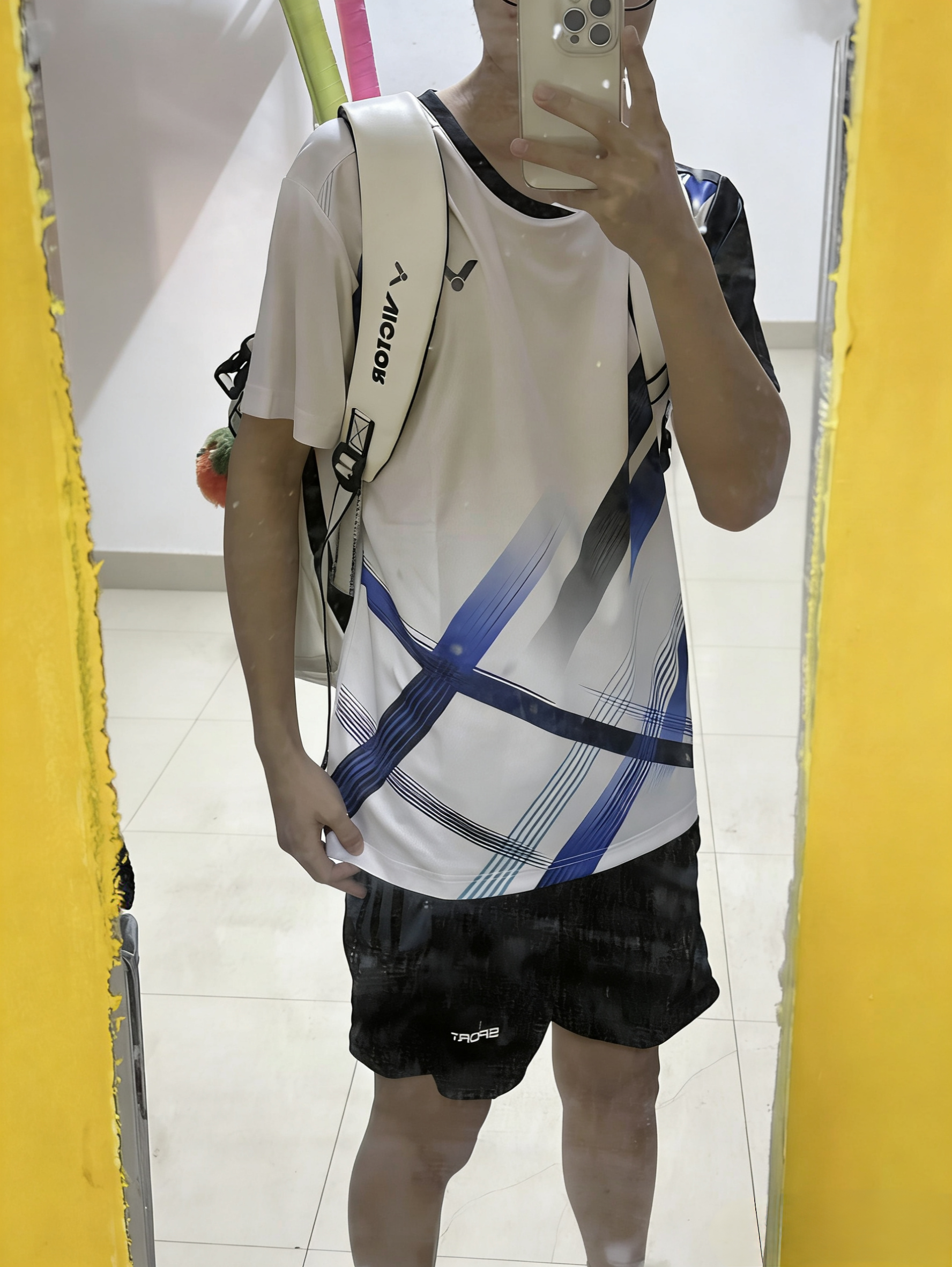 白蓝渐变yyds!被Victory这件球服种草了👕👕