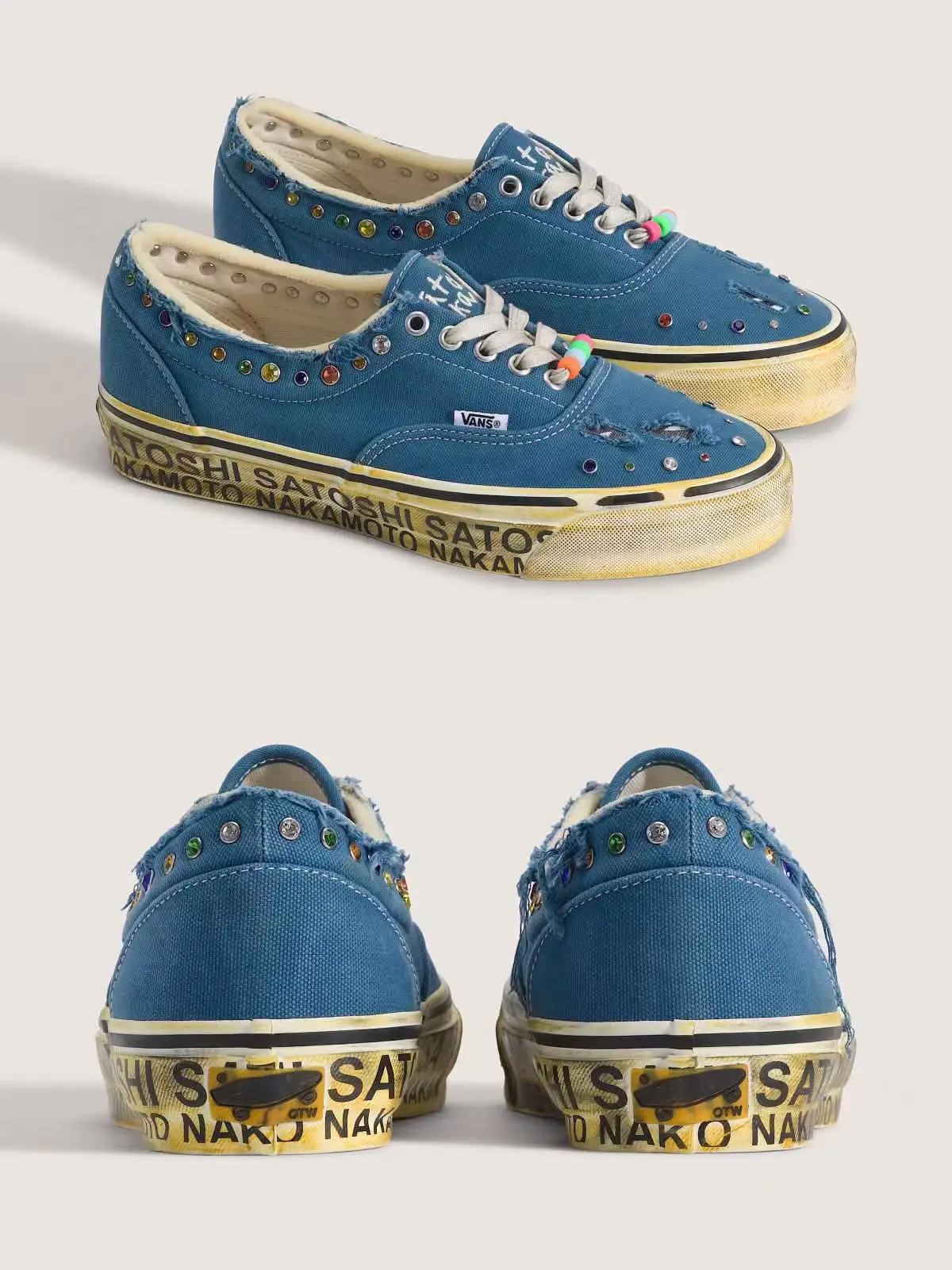 宝石撕撕乐💎Satoshi Nakamoto × Vans联名蓝款太酷