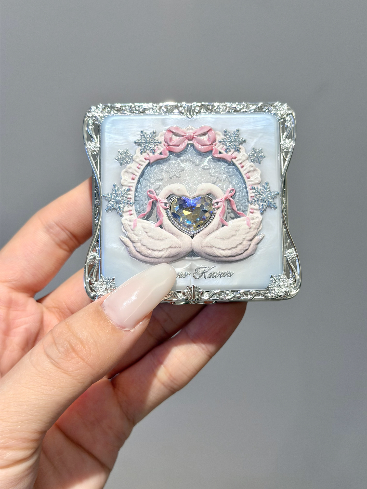 ❄️左滑看我拆花知晓雪花天鹅🦢腮红!