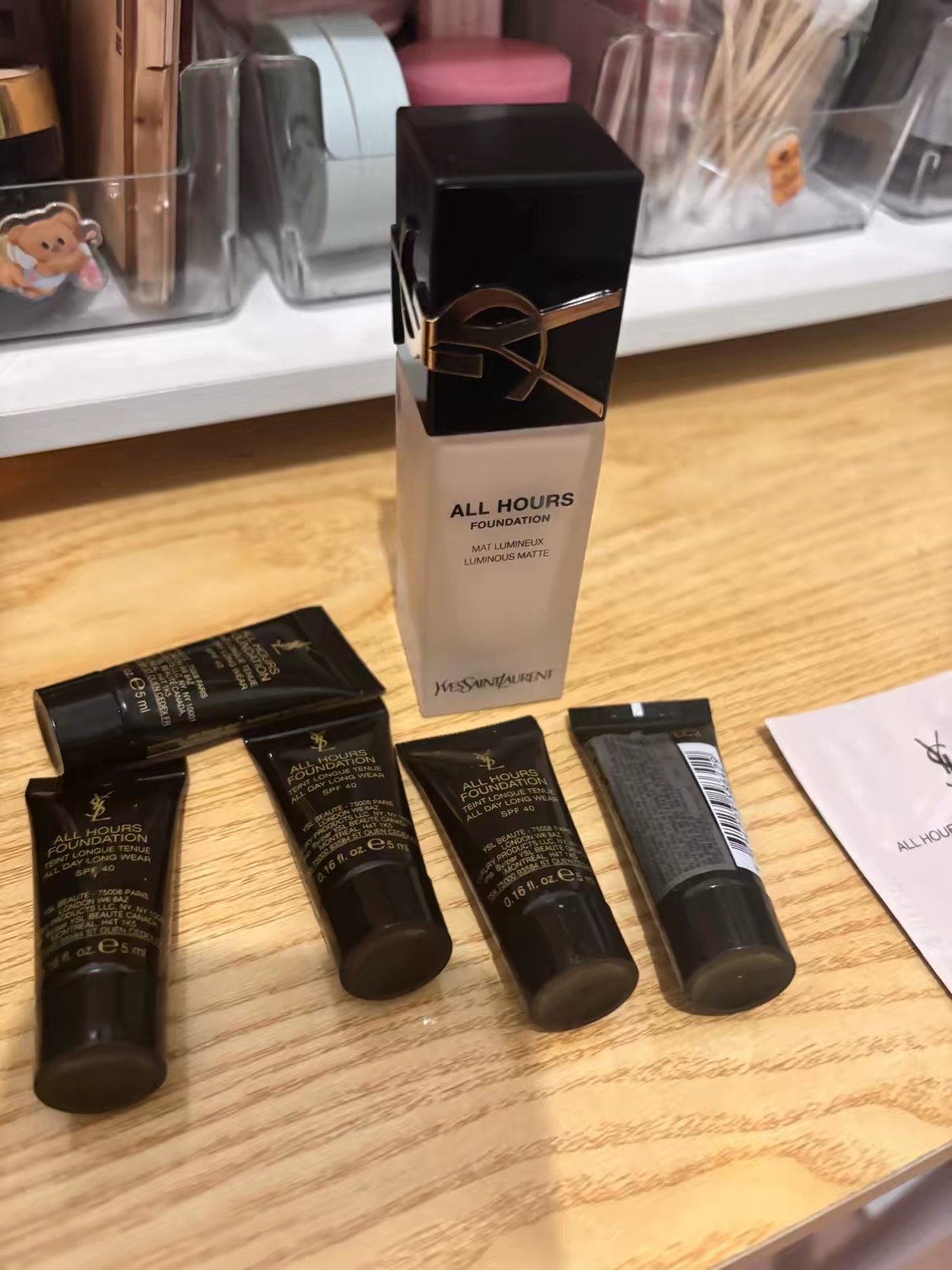 持妆王者✨YSL恒久粉底液 哑光柔雾底妆