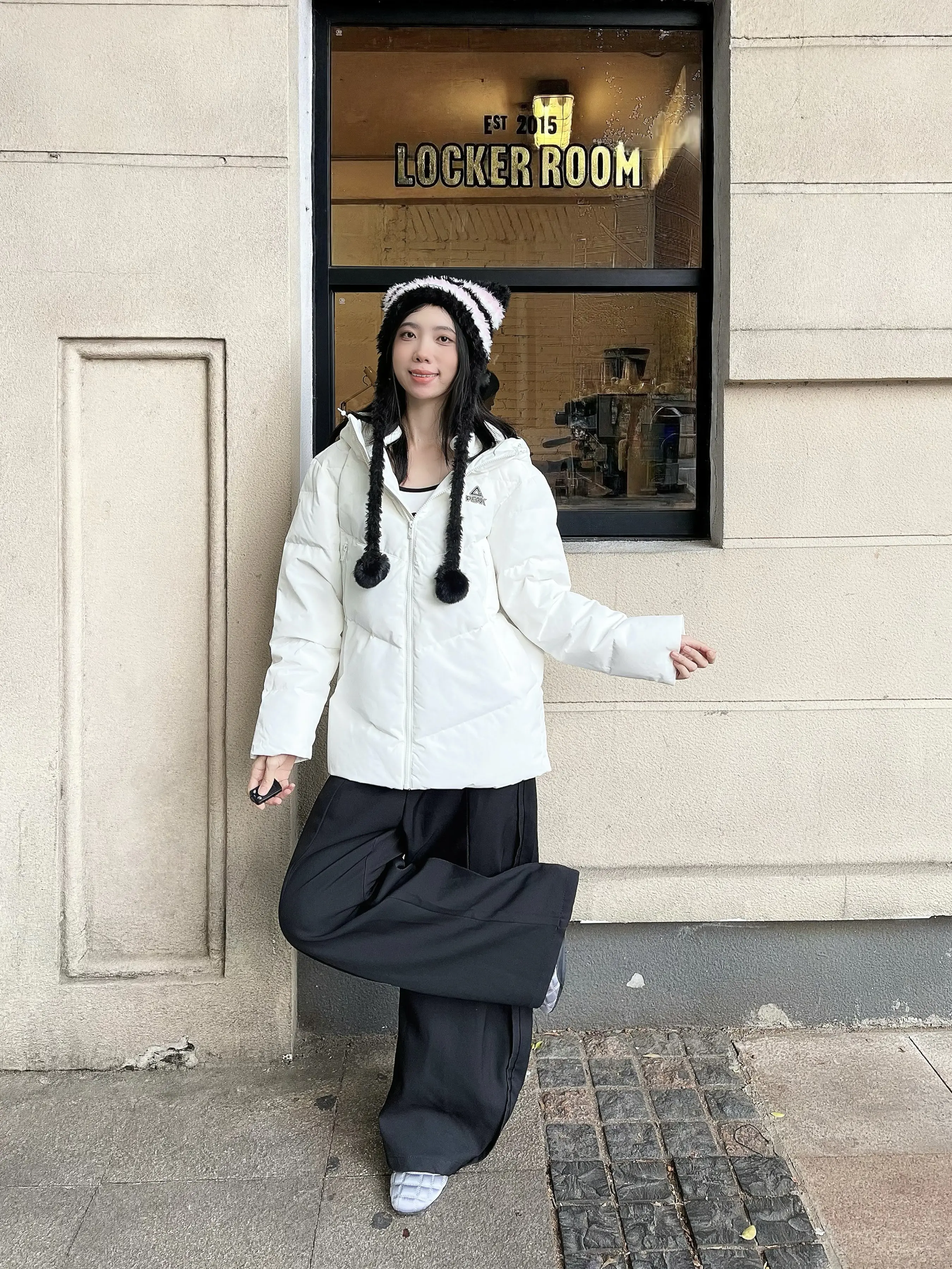 ❄️属于秋冬的白色look🤍懒人羽绒服穿搭公式