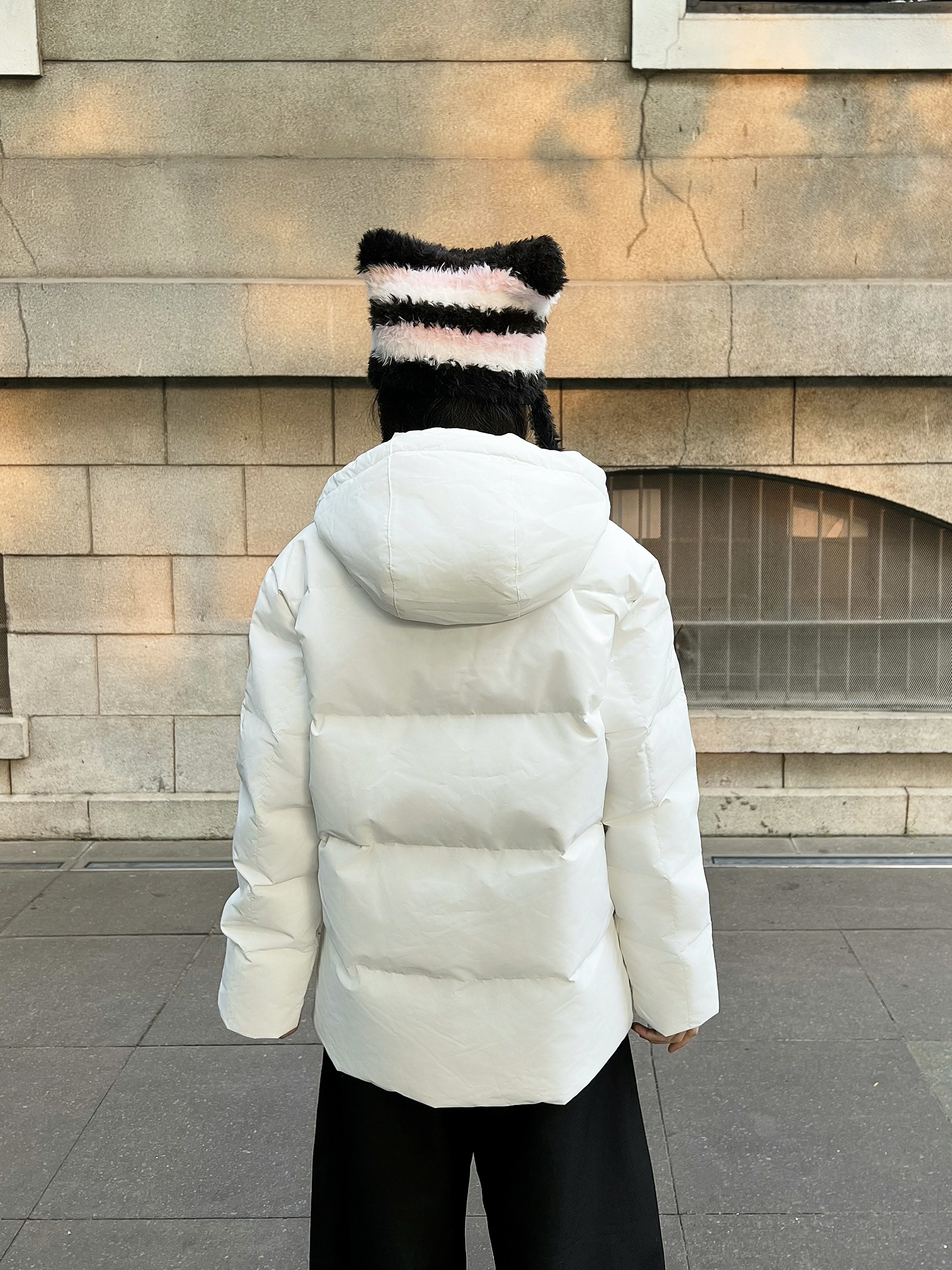 ❄️属于秋冬的白色look🤍懒人羽绒服穿搭公式