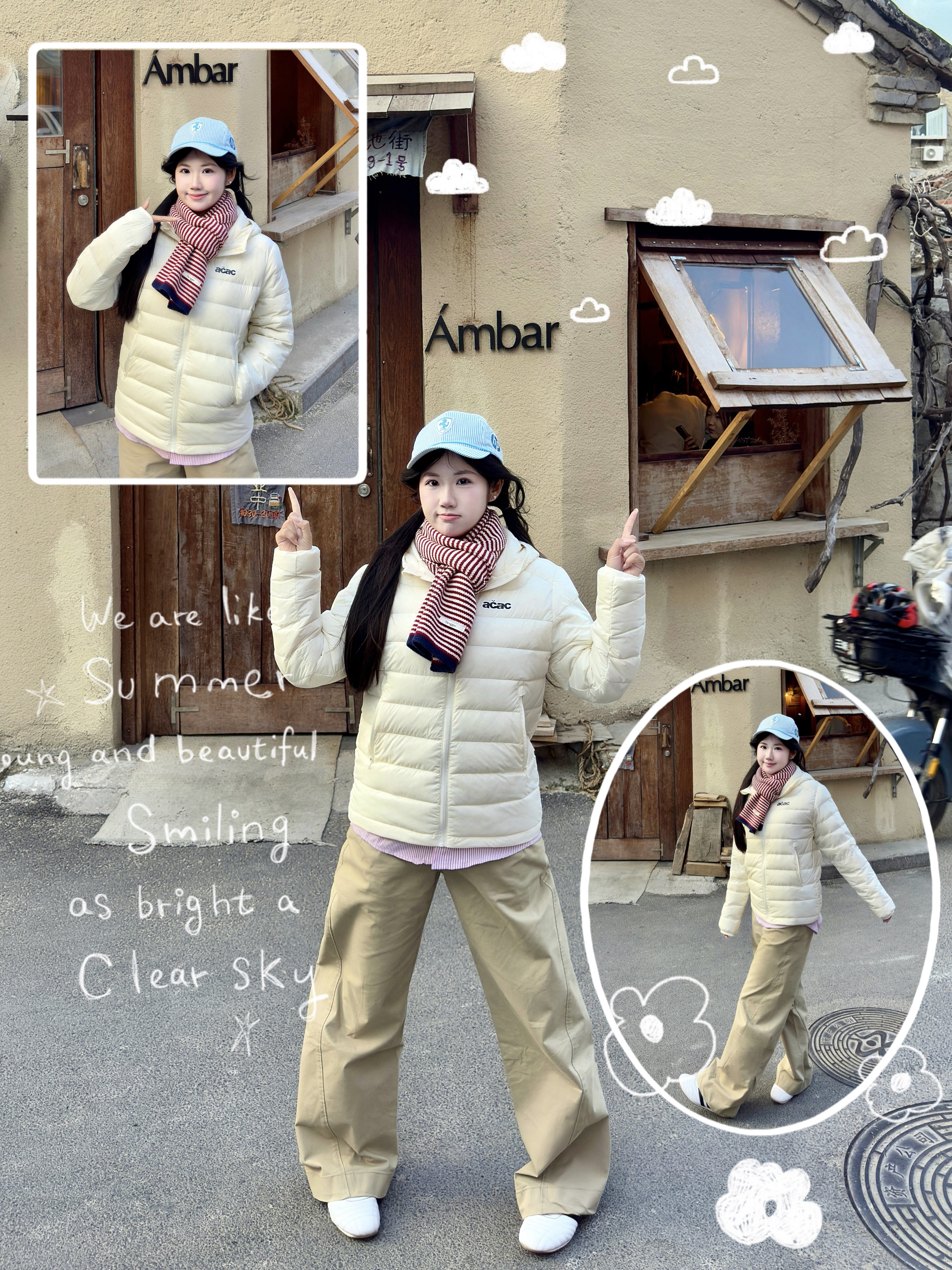 秋冬不烧心穿搭😆人一旦染上排骨羽绒服就定型了…🤔
