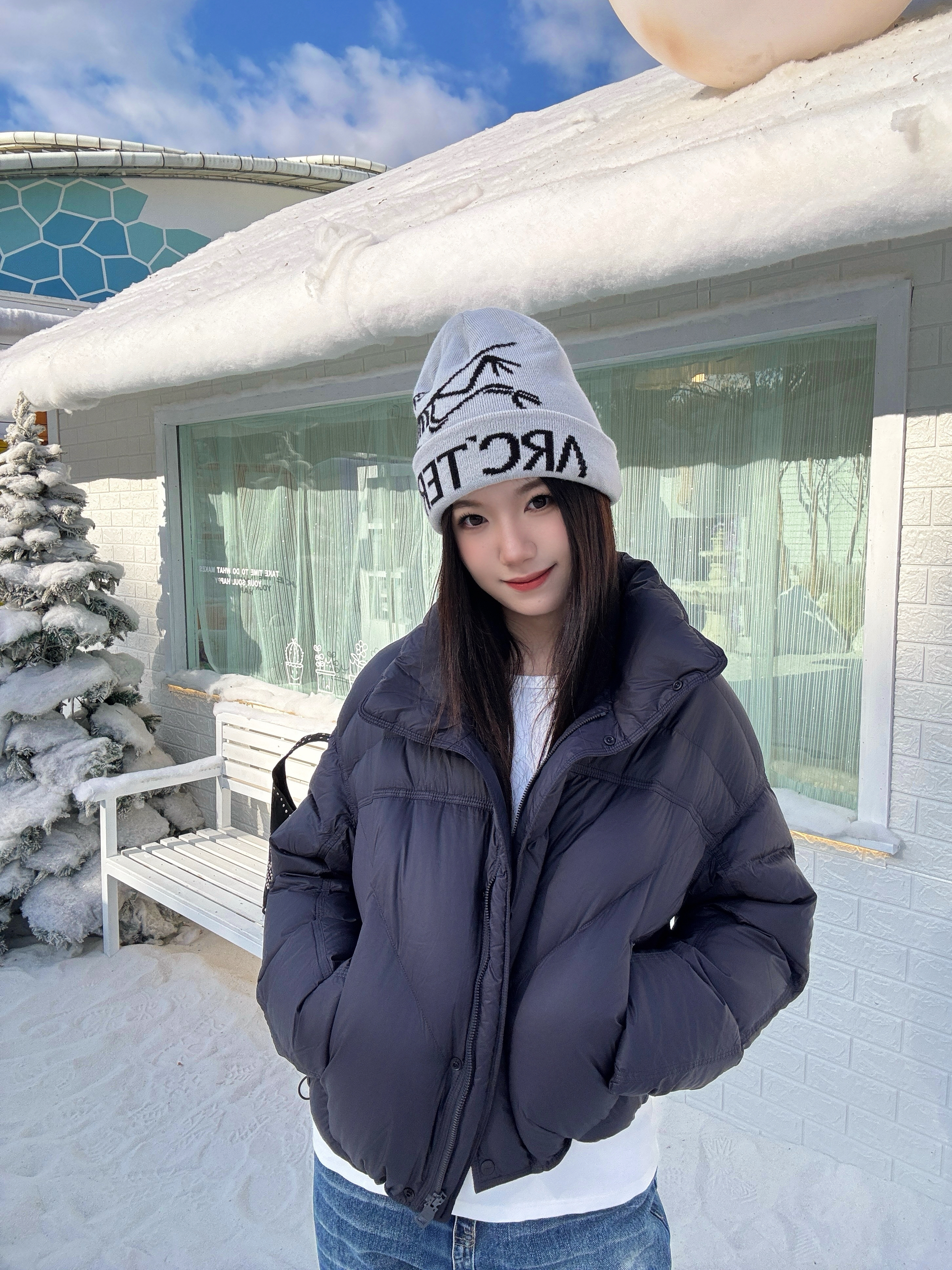 ☃️波司登短羽绒|雪地里的日常穿搭❄️