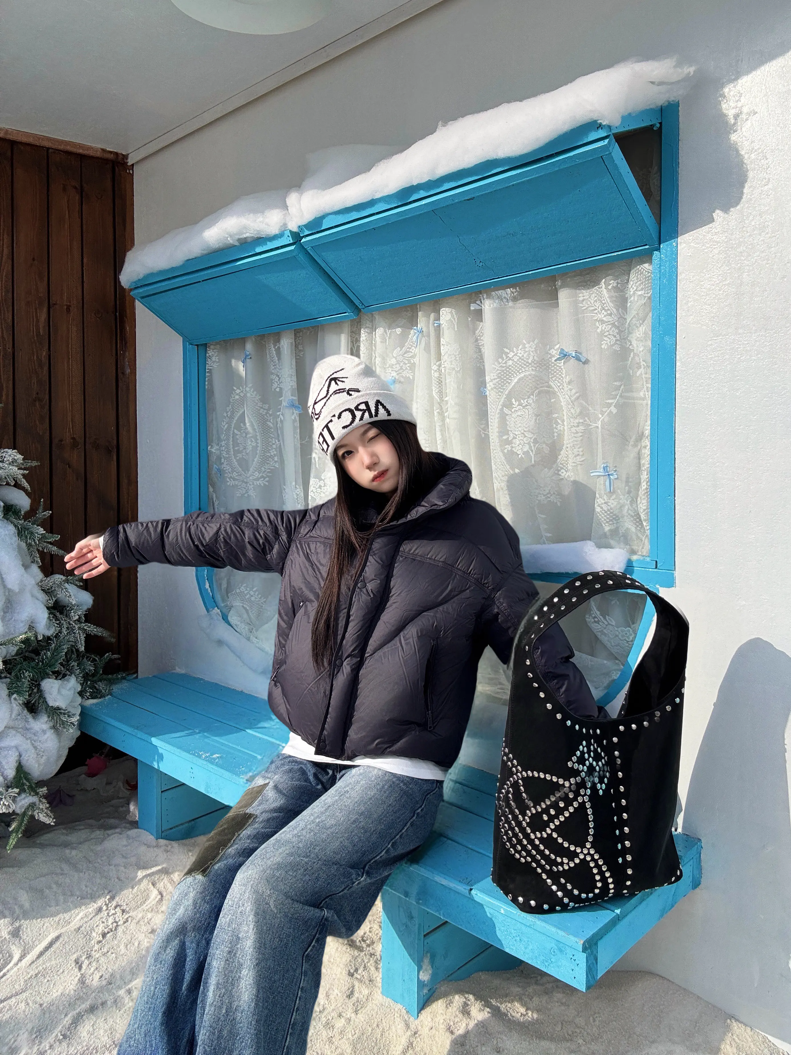 ☃️波司登短羽绒|雪地里的日常穿搭❄️