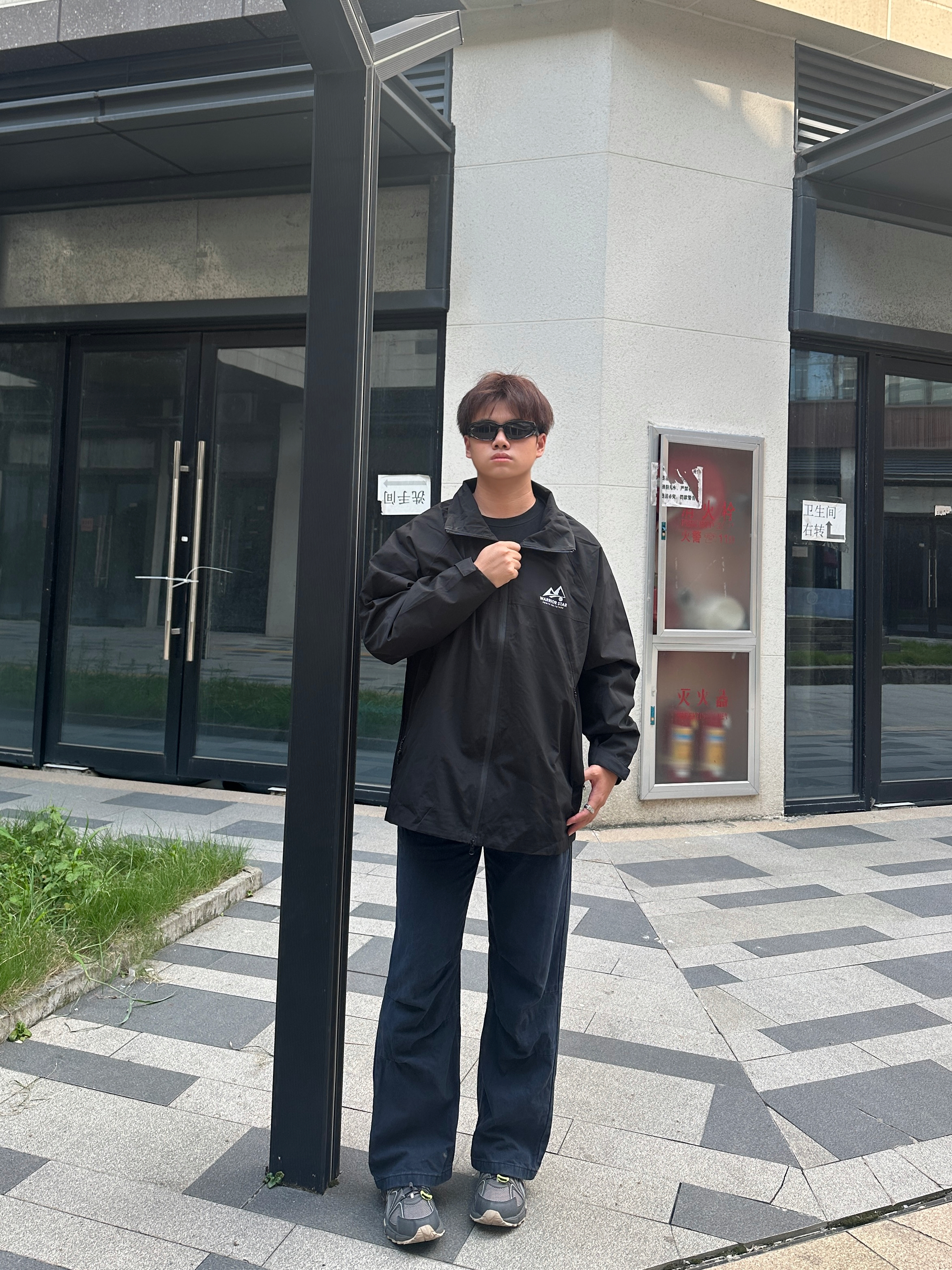 立领冲锋外套🧥早秋户外通勤外套