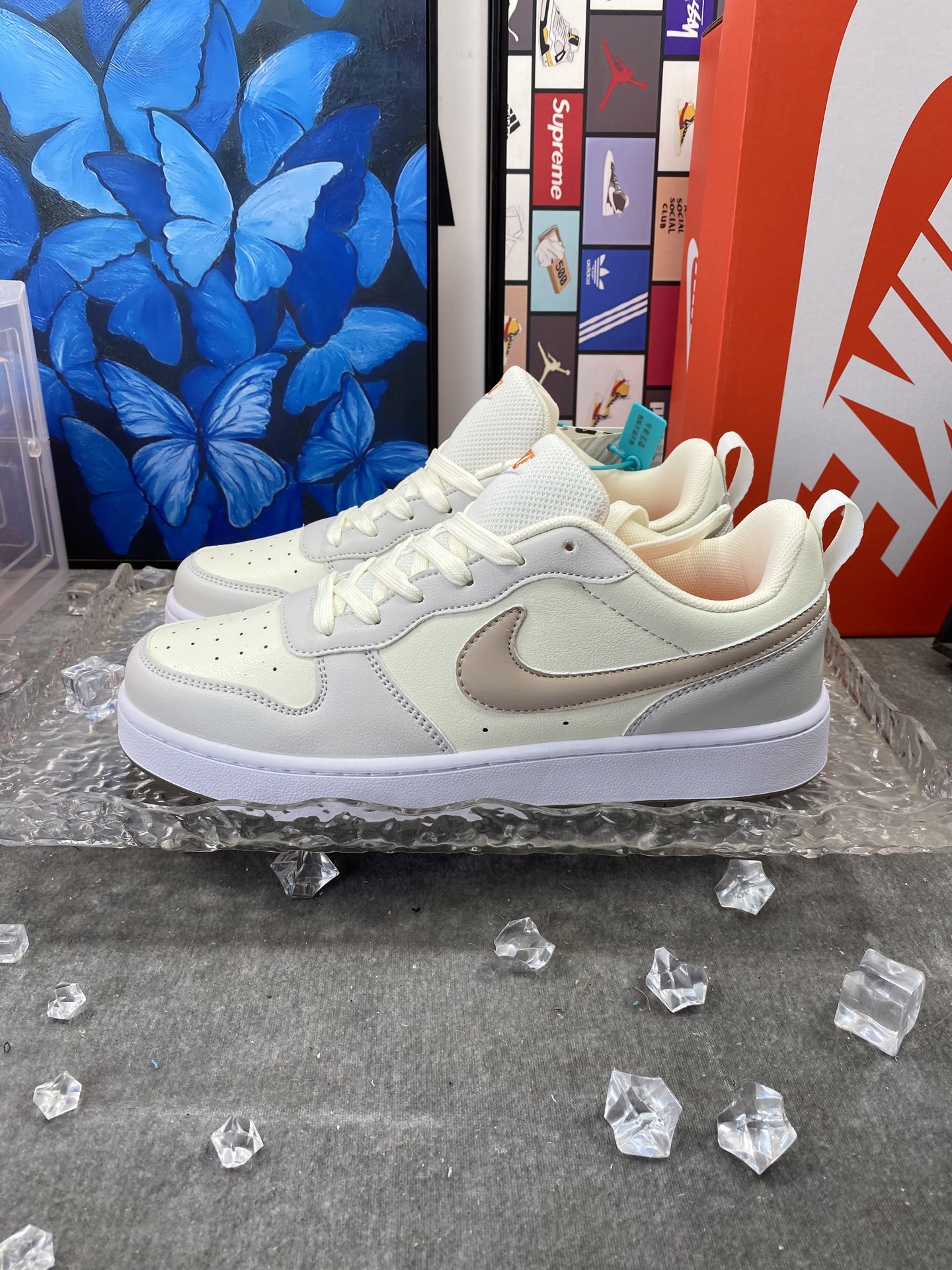 ☕️拿铁配色太温柔了！这双Nike板鞋上脚绝了🤎