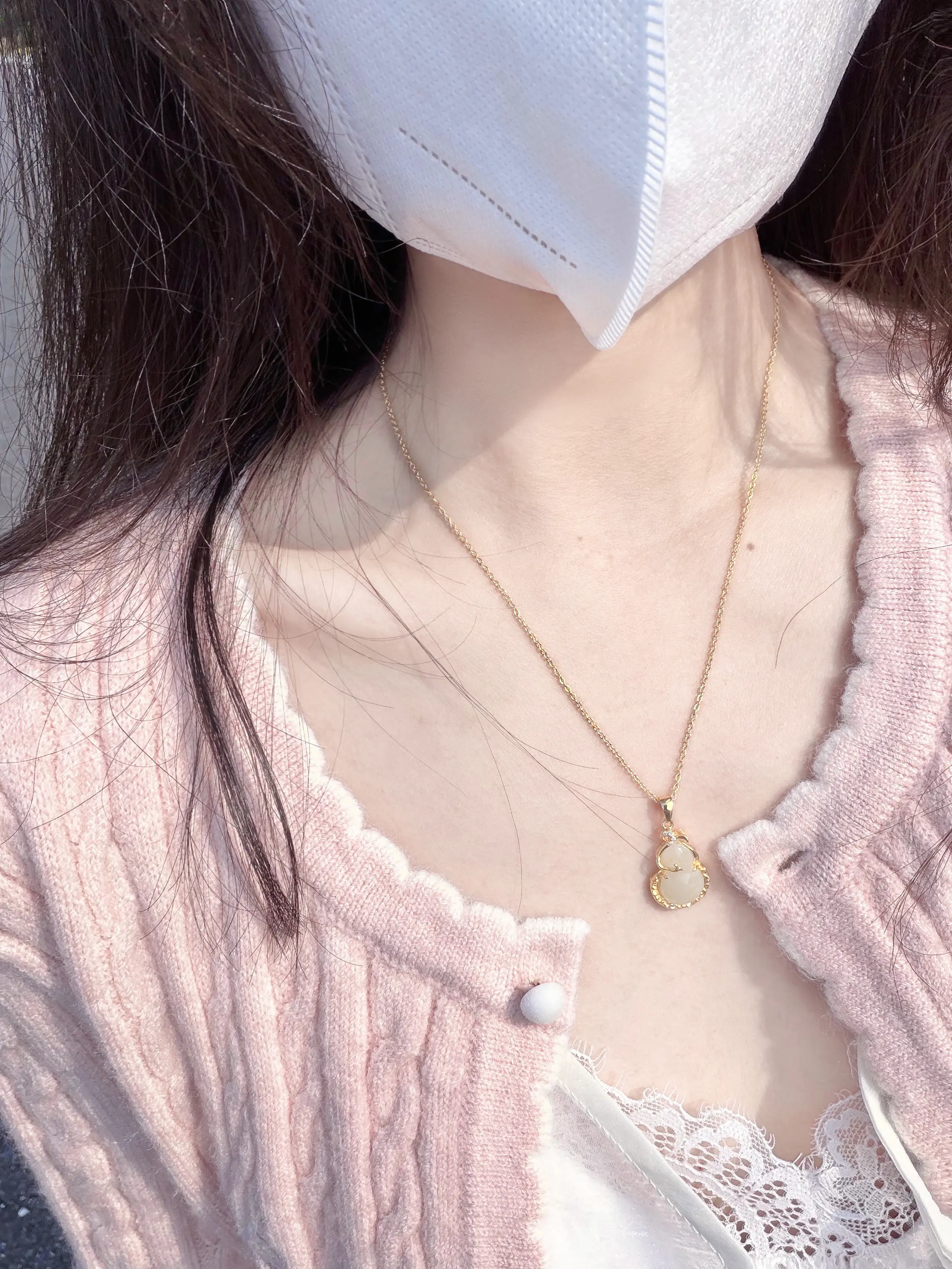 💗✨嫩到心尖尖,这个小葫芦项链也泰好看啦