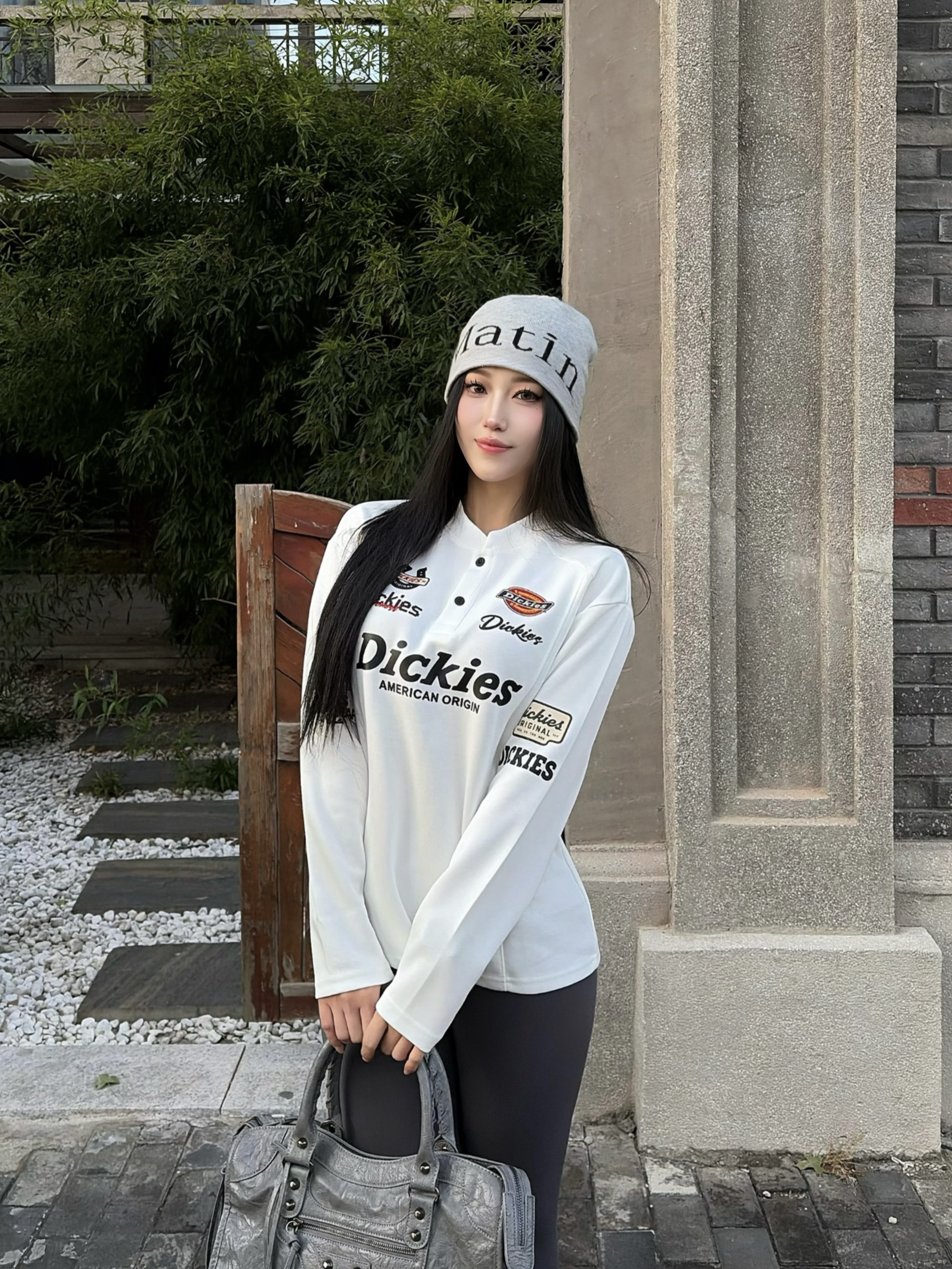 美式复古Dickies｜半开领长袖太好搭🎯🎱