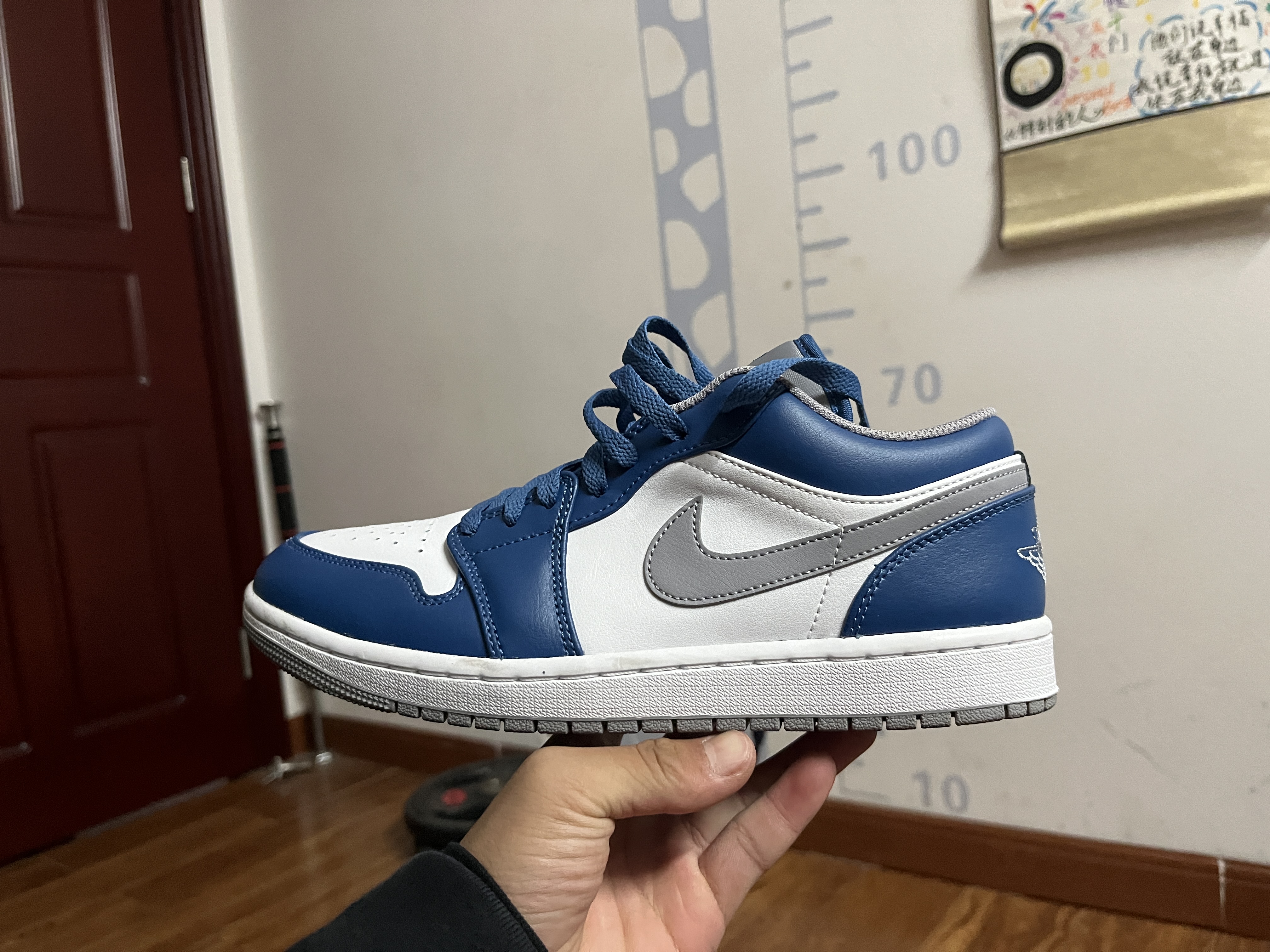 蓝白AJ1上脚！百搭又好穿
