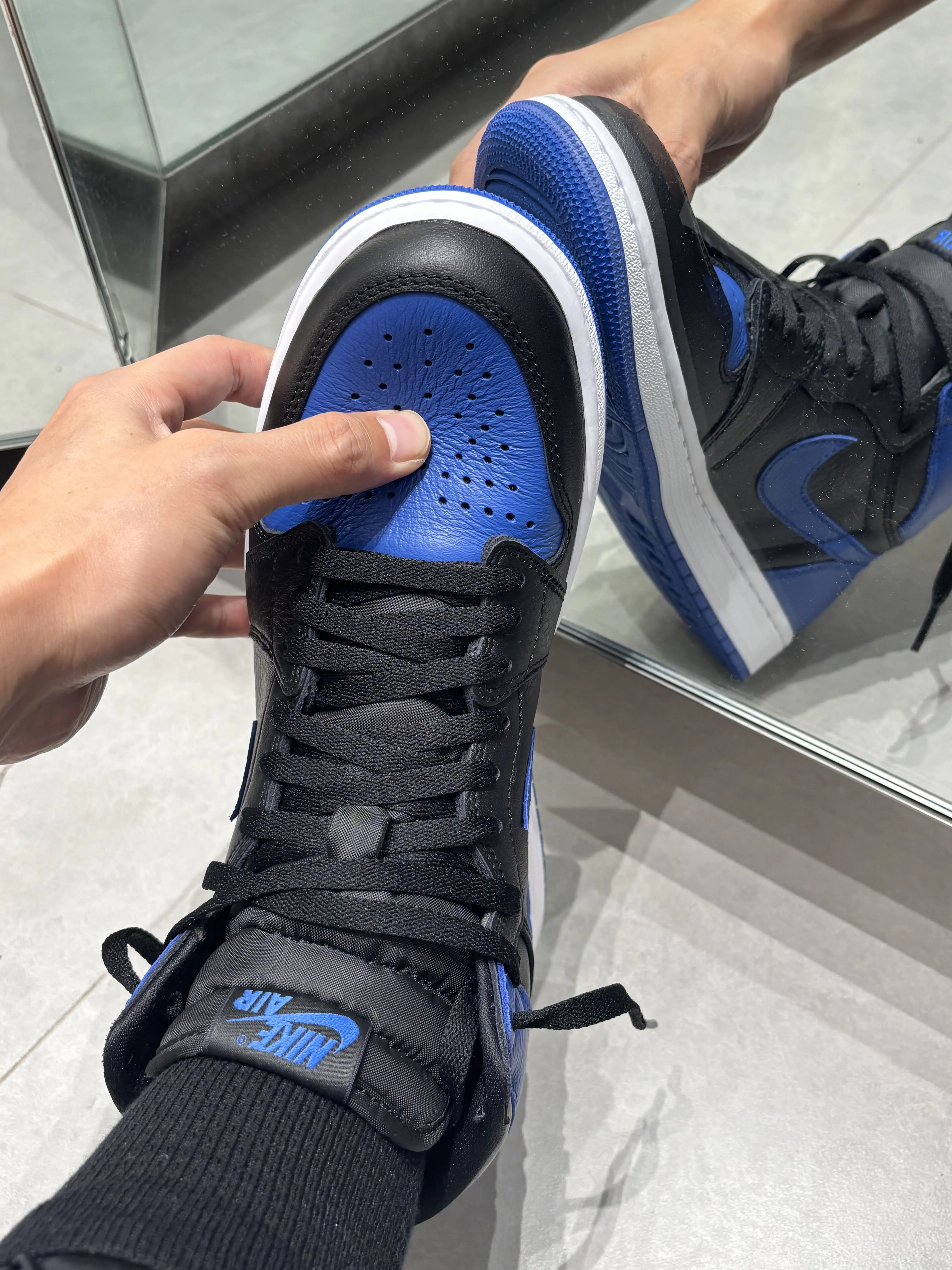 双11黑蓝aj1high就你了