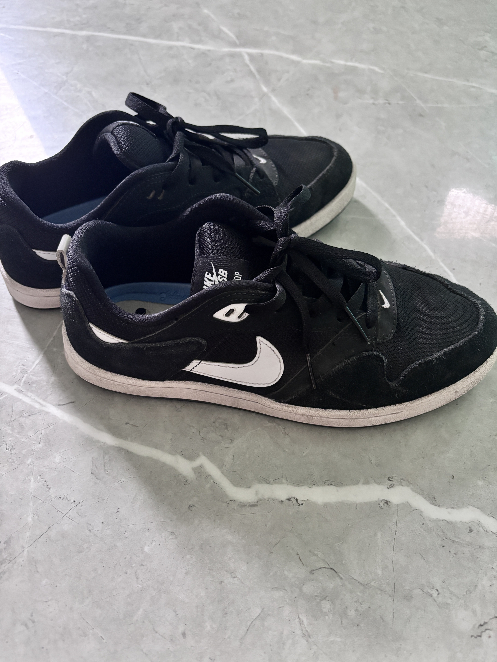 Nike SB Alleyoop黑白低帮板鞋太绝了✨