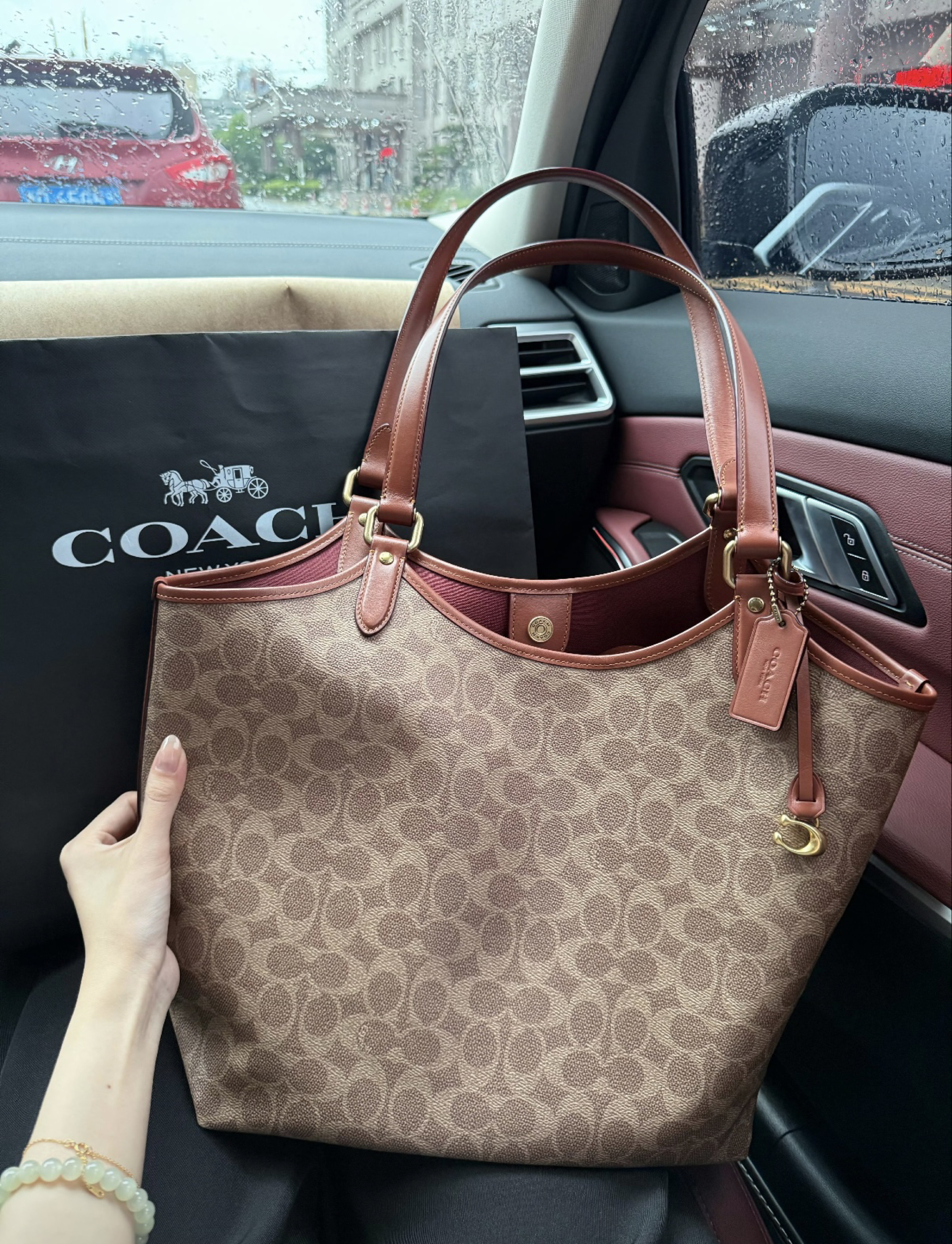 这只coach day tote 我先拿下了‼️