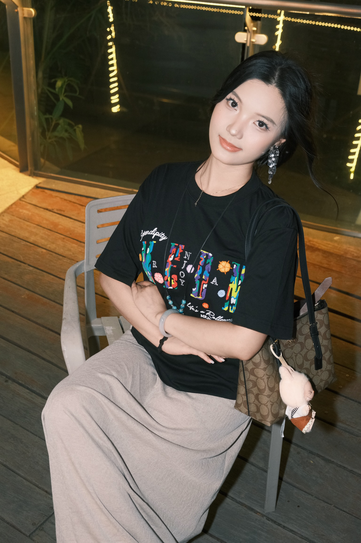🌙夜晚citywalk穿搭小记