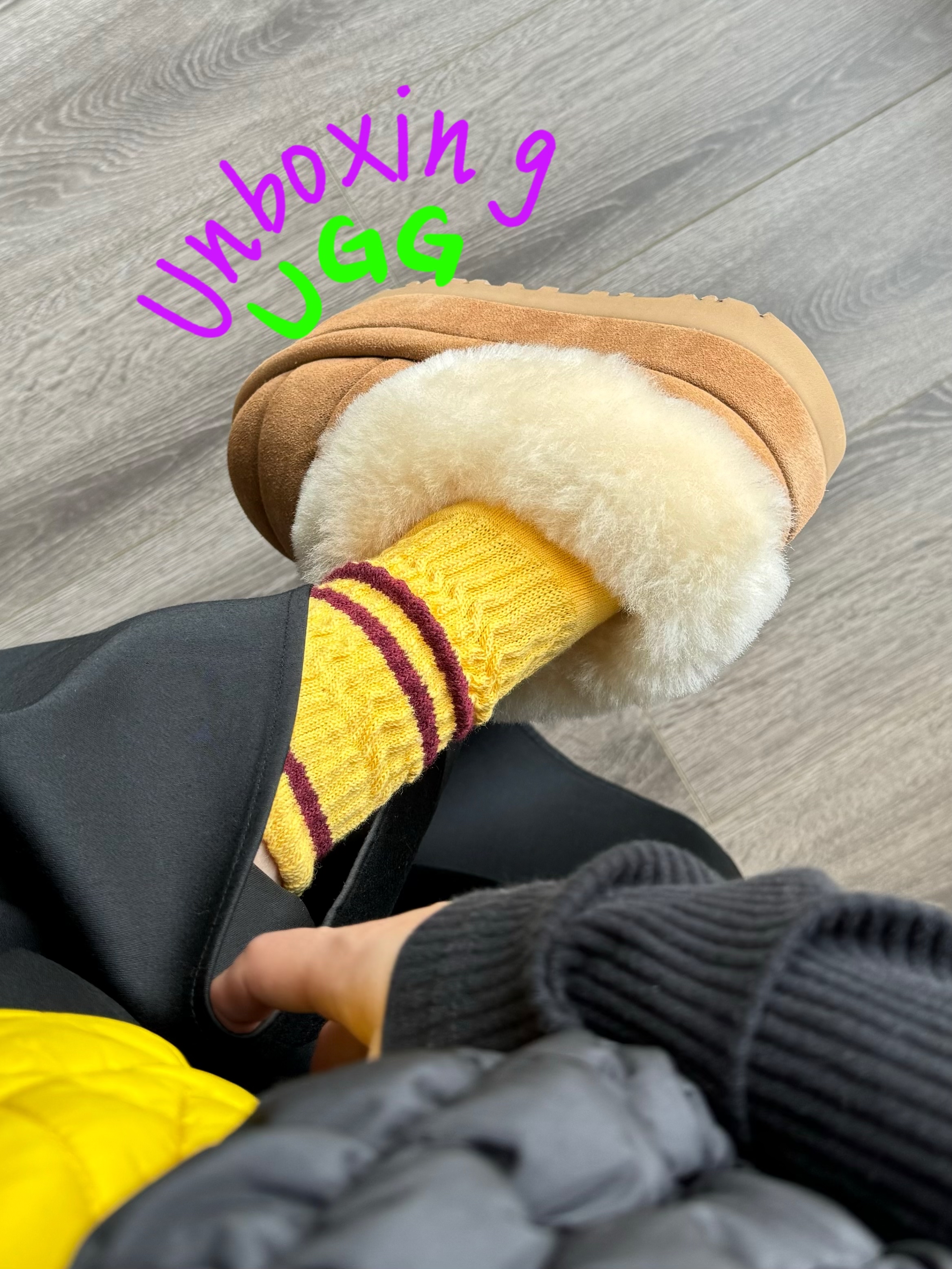 UGG欧包拖开箱！