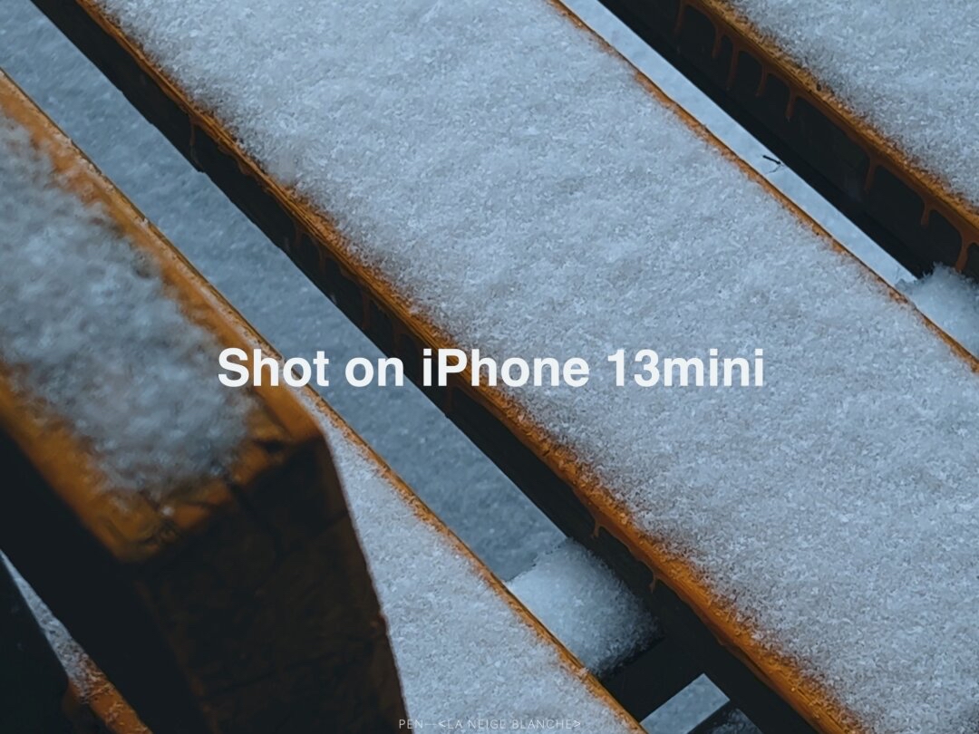 iPhone 13mini拍摄|奶白的雪
