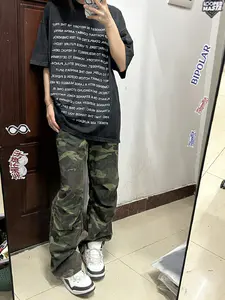 黑色短袖➕迷彩裤 简直yyds!