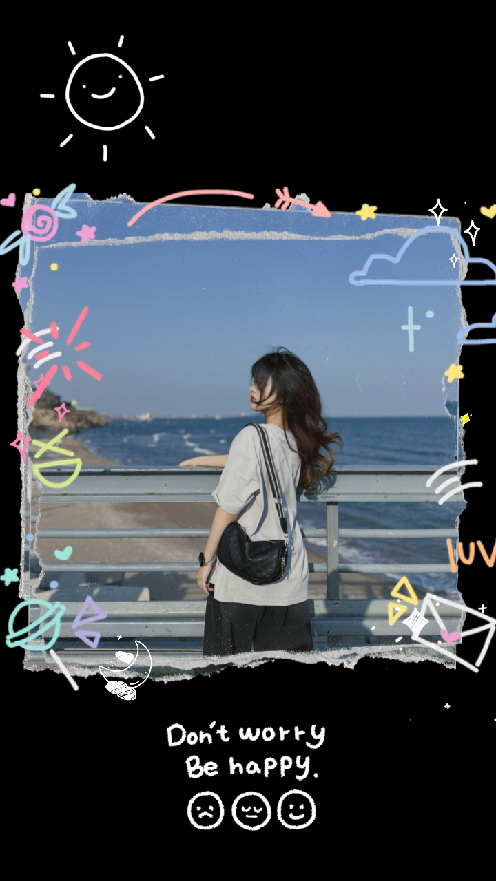 OOTD|今天的大海🌊有一点出片