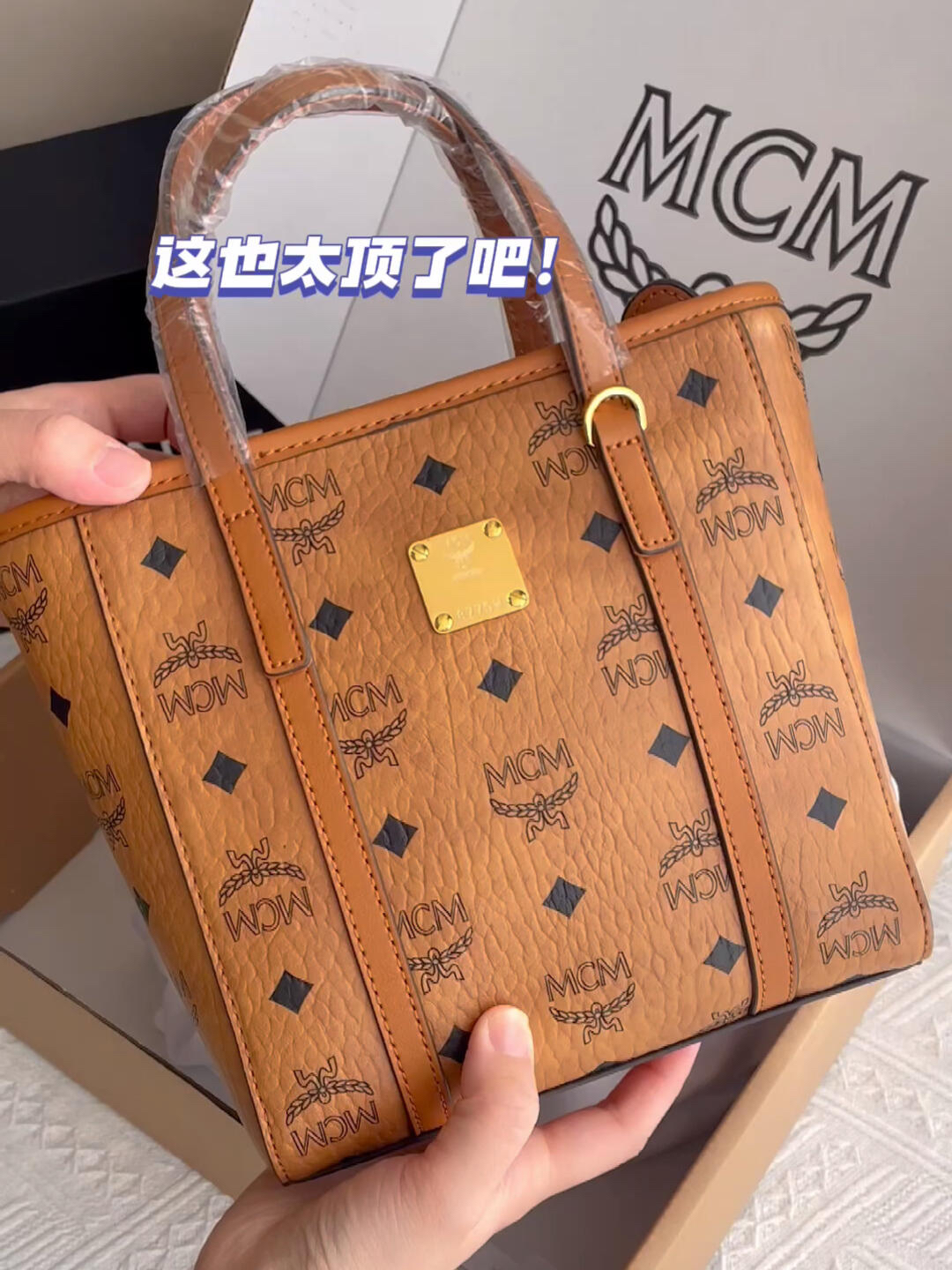 MCM菜篮子包包来啦～