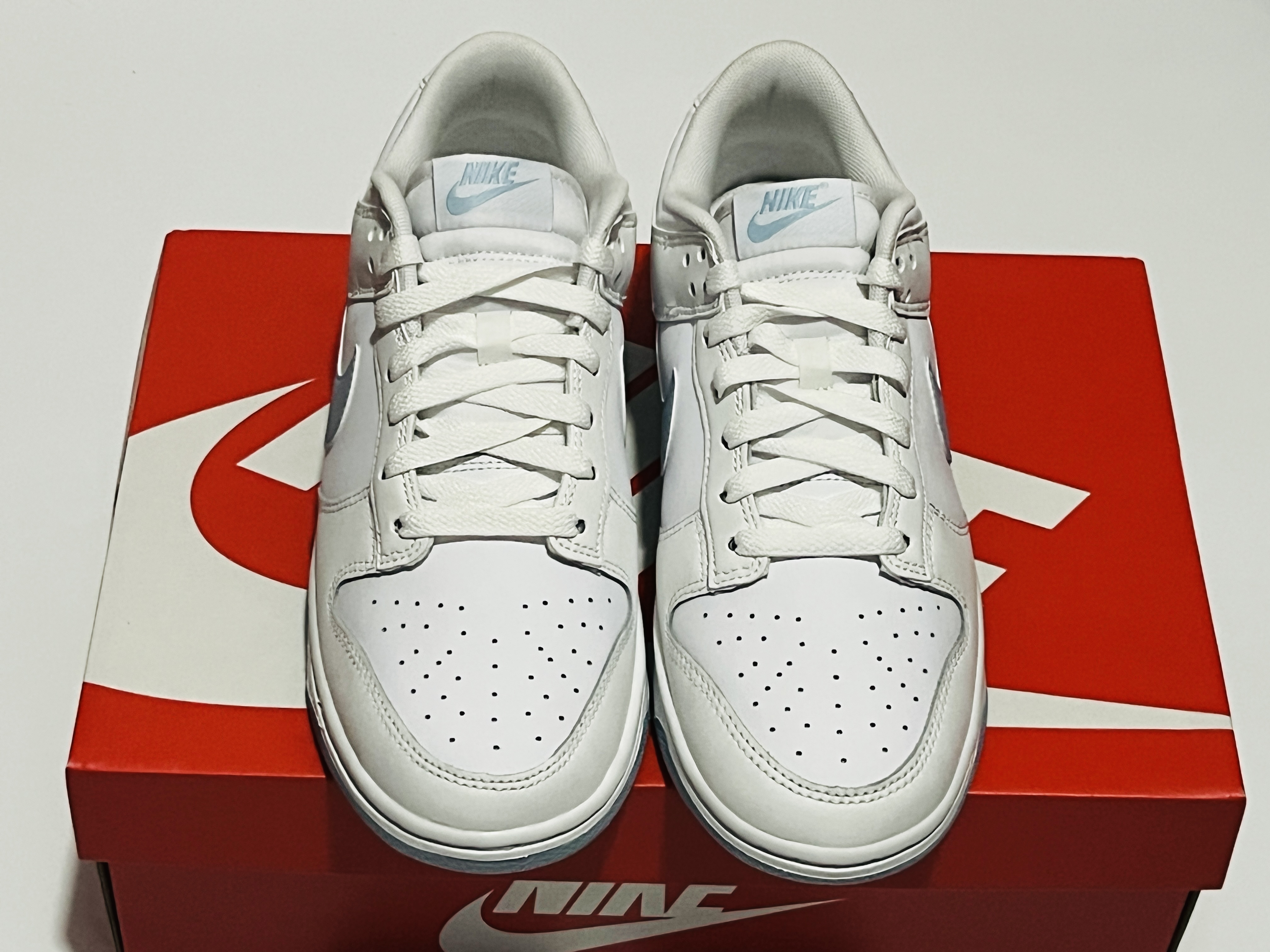 沉浸式开箱|Nike dunk RETRO 白蓝配色