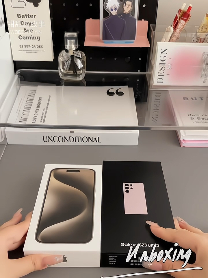 原色iphone15pro和紫色S23Ultra浅对比一下!